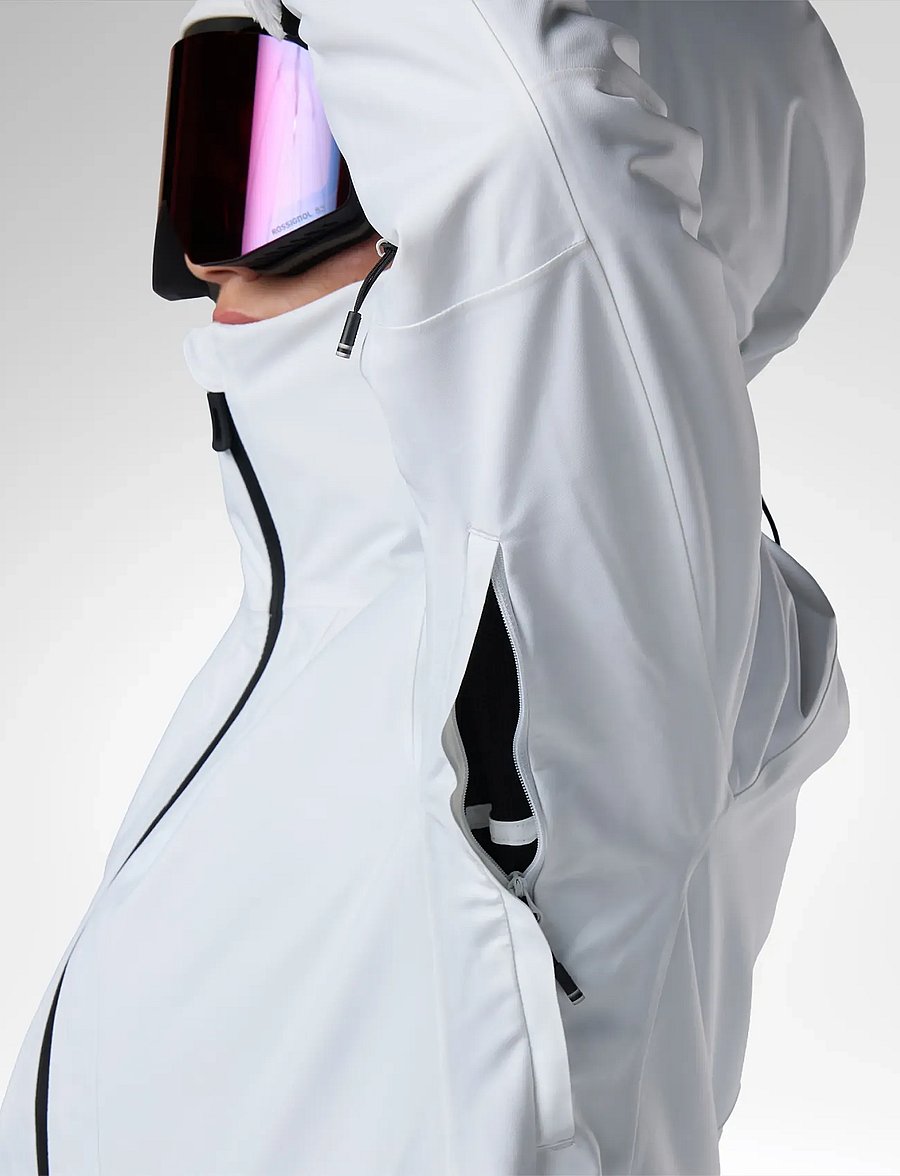 ROSSIGNOL - W ROCHRUN INSULATED JKT - ski-kleidung - white - 5