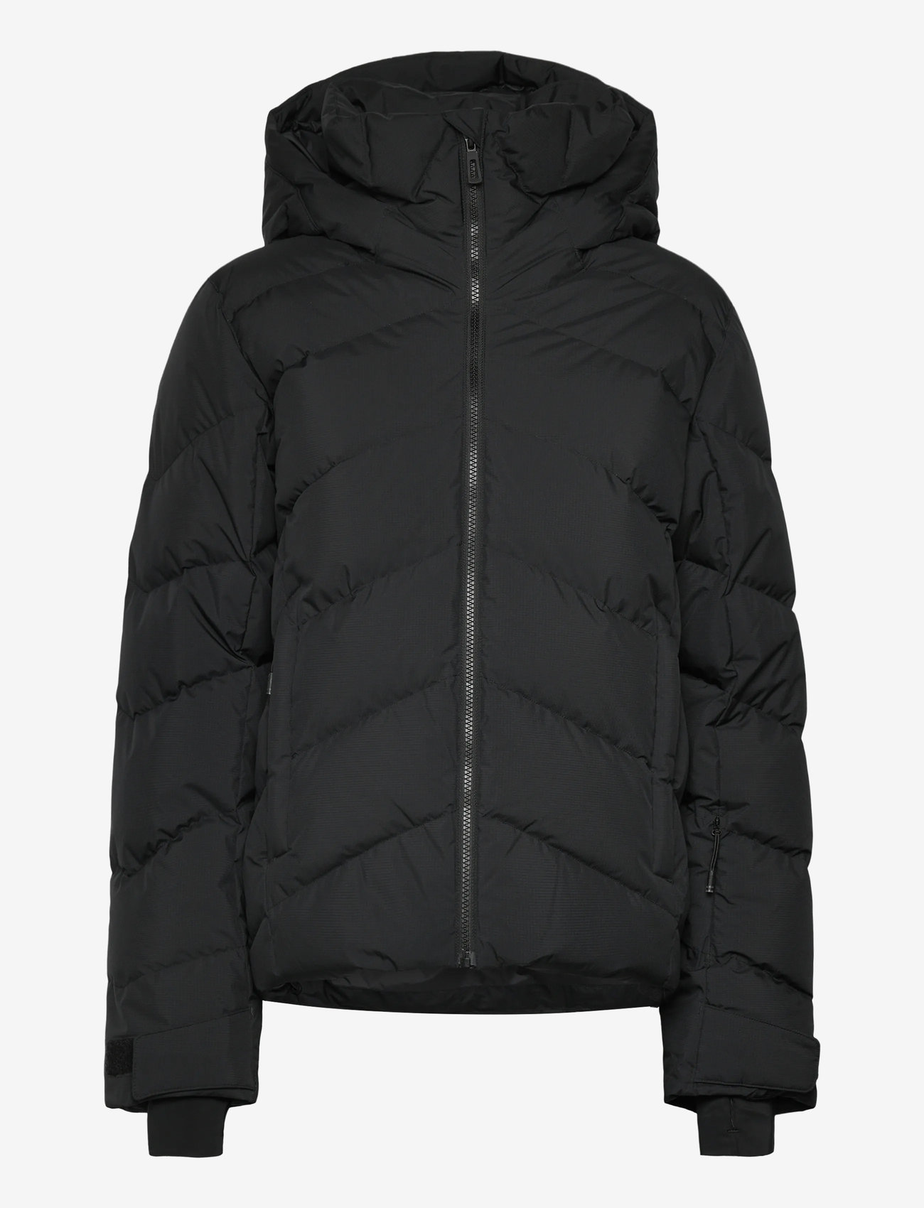 ROSSIGNOL - W WISPILE RIPSTOP DOWN JKT - skijakker - black - 0