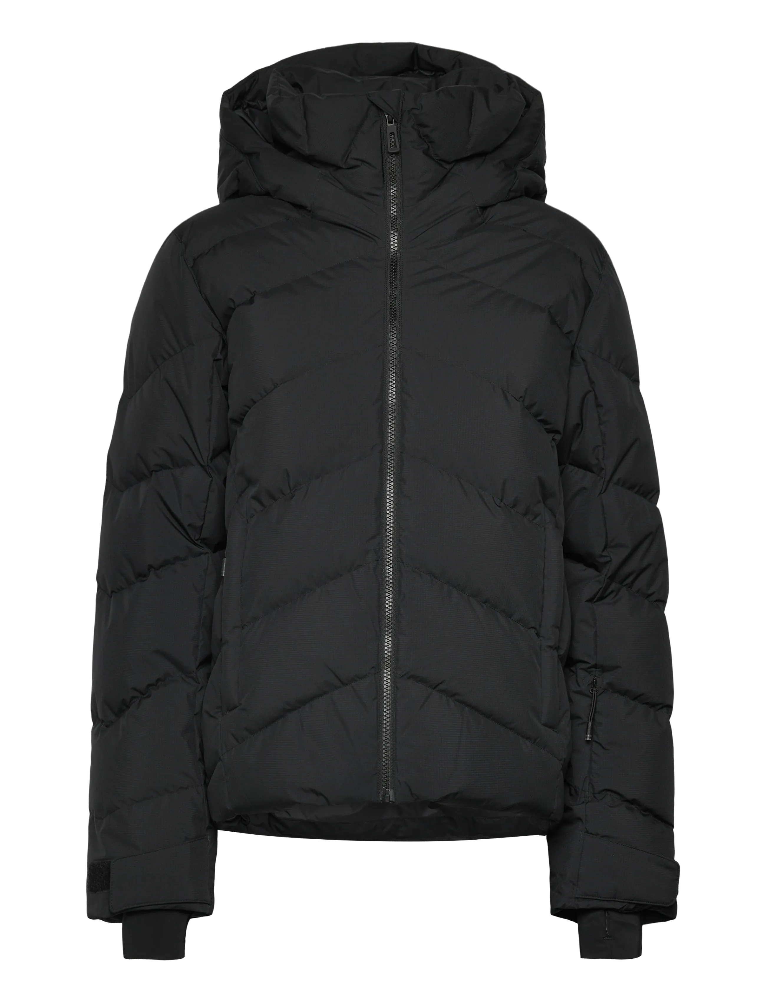 W WISPILE RIPSTOP DOWN JKT - BLACK