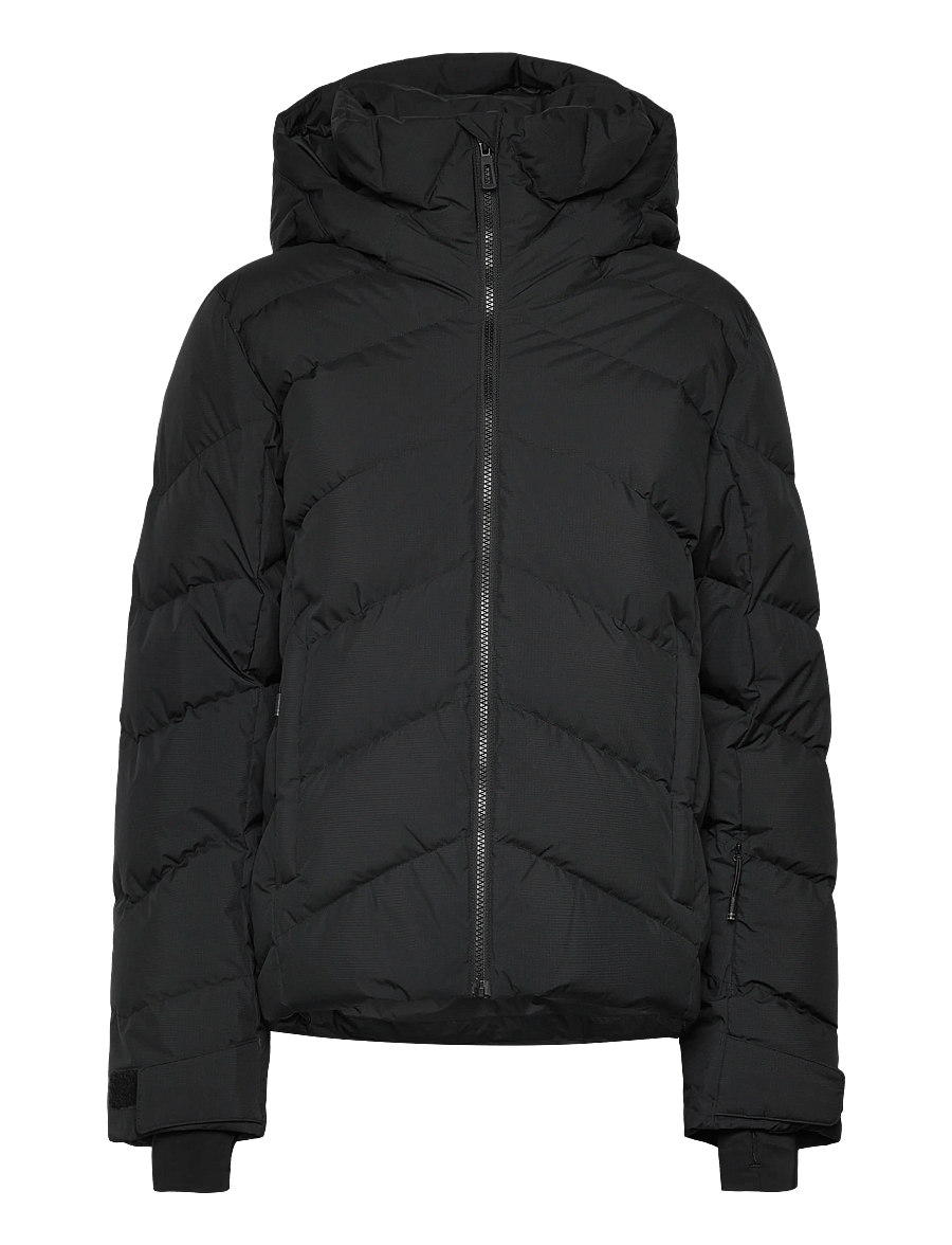 ROSSIGNOL - W WISPILE RIPSTOP DOWN JKT - skidkläder - black - 0