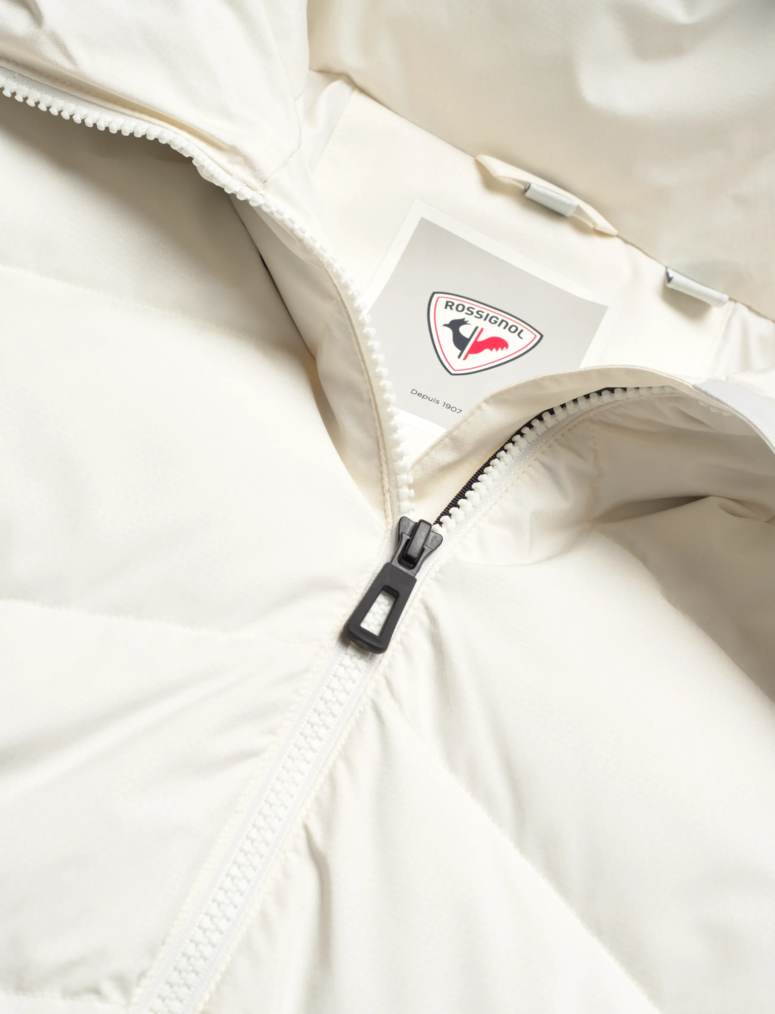 ROSSIGNOL - W WISPILE RIPSTOP DOWN JKT - skitøj - nature white - 2
