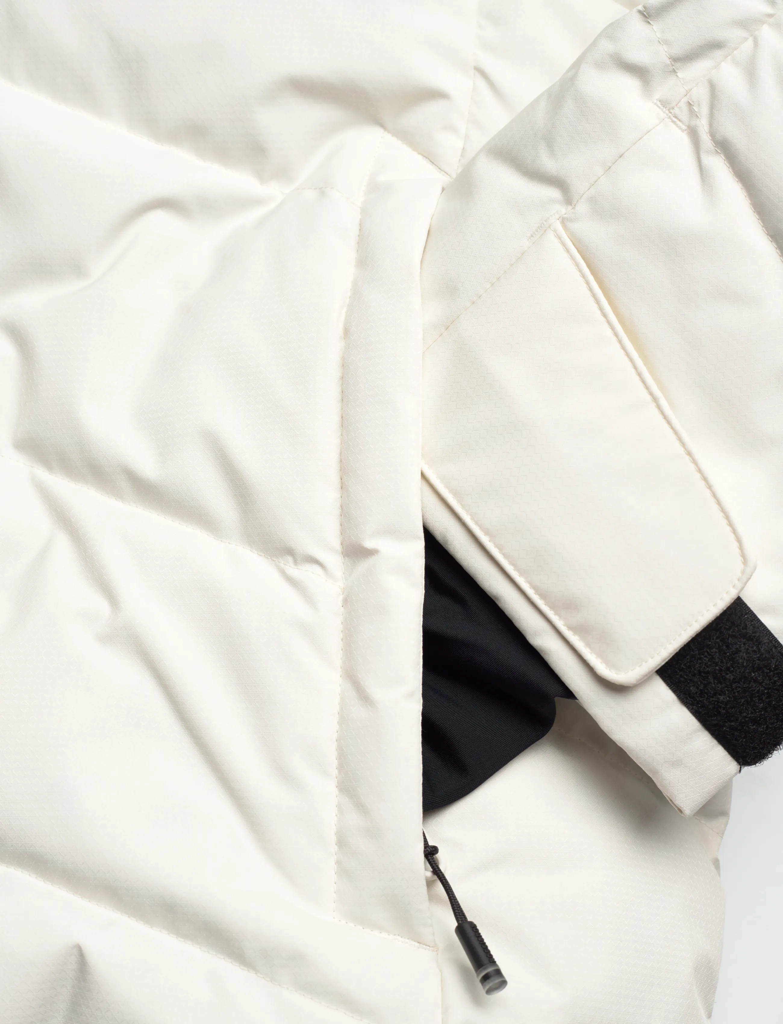 ROSSIGNOL - W WISPILE RIPSTOP DOWN JKT - skitøj - nature white - 3