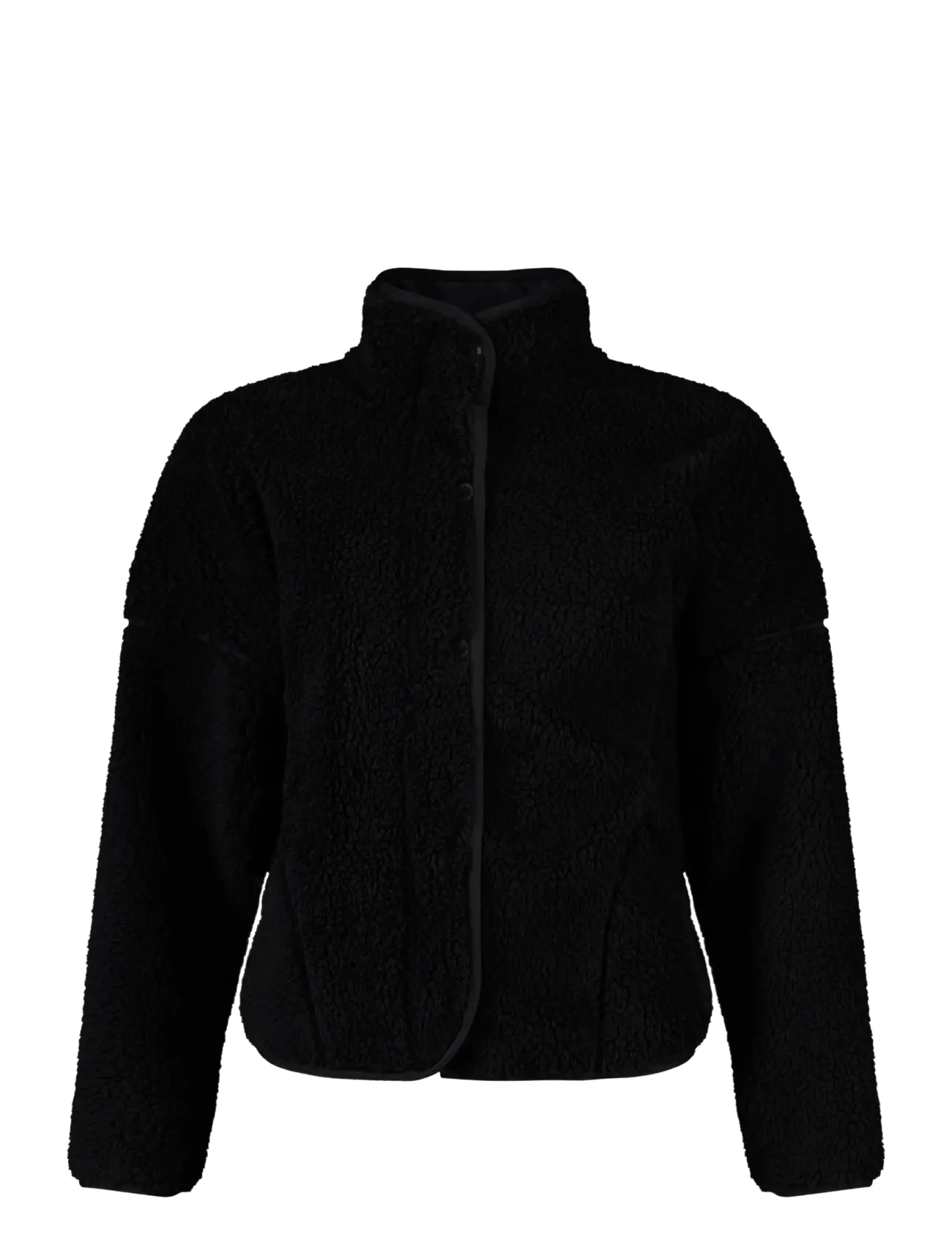 W ALLTRACK SNAP SHERPA JKT - BLACK