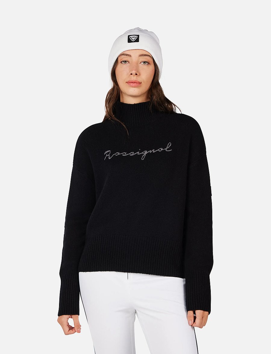 ROSSIGNOL - W SIGNATURE SWEATER - sweatshirts - black - 0