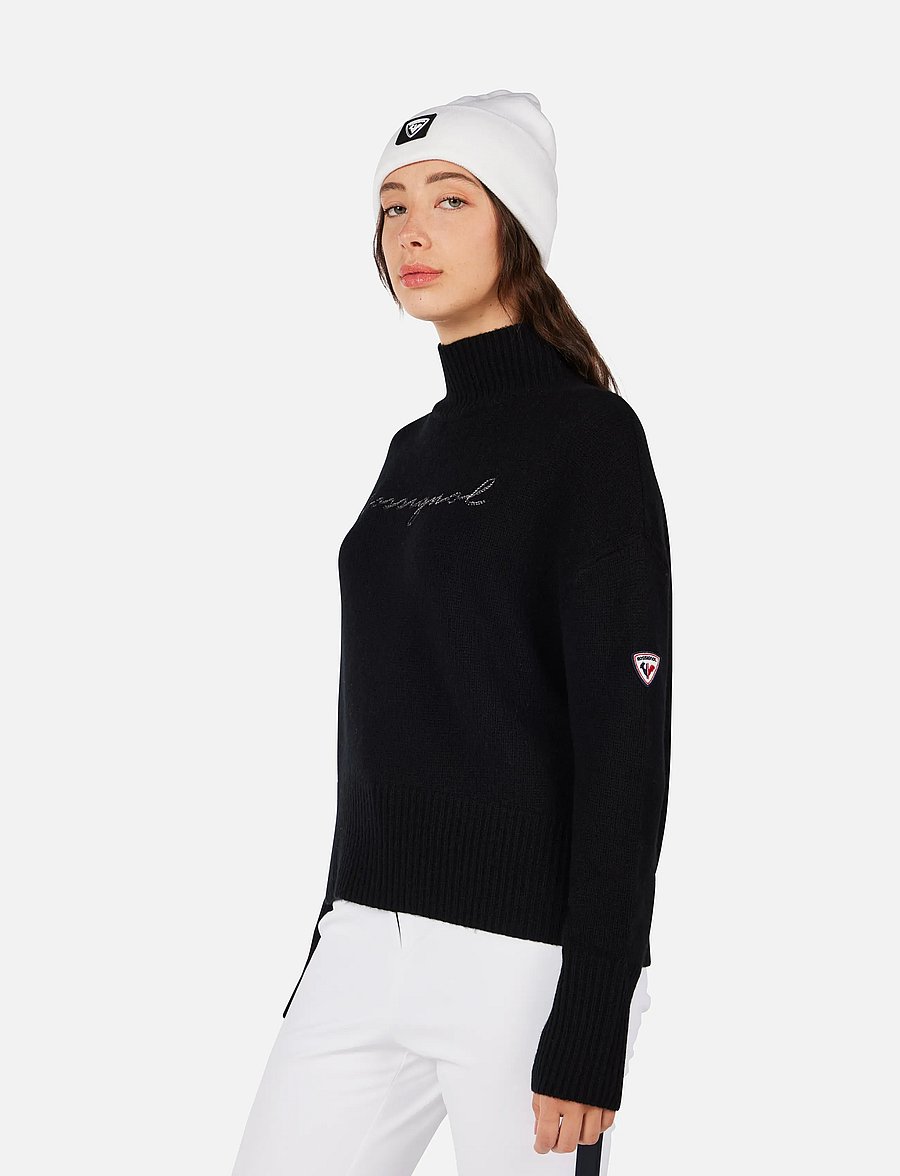 ROSSIGNOL - W SIGNATURE SWEATER - sweatshirts - black - 3
