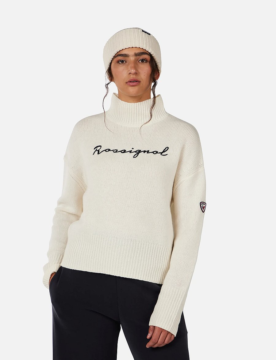 ROSSIGNOL - W SIGNATURE SWEATER - sweatshirts - nature white - 0