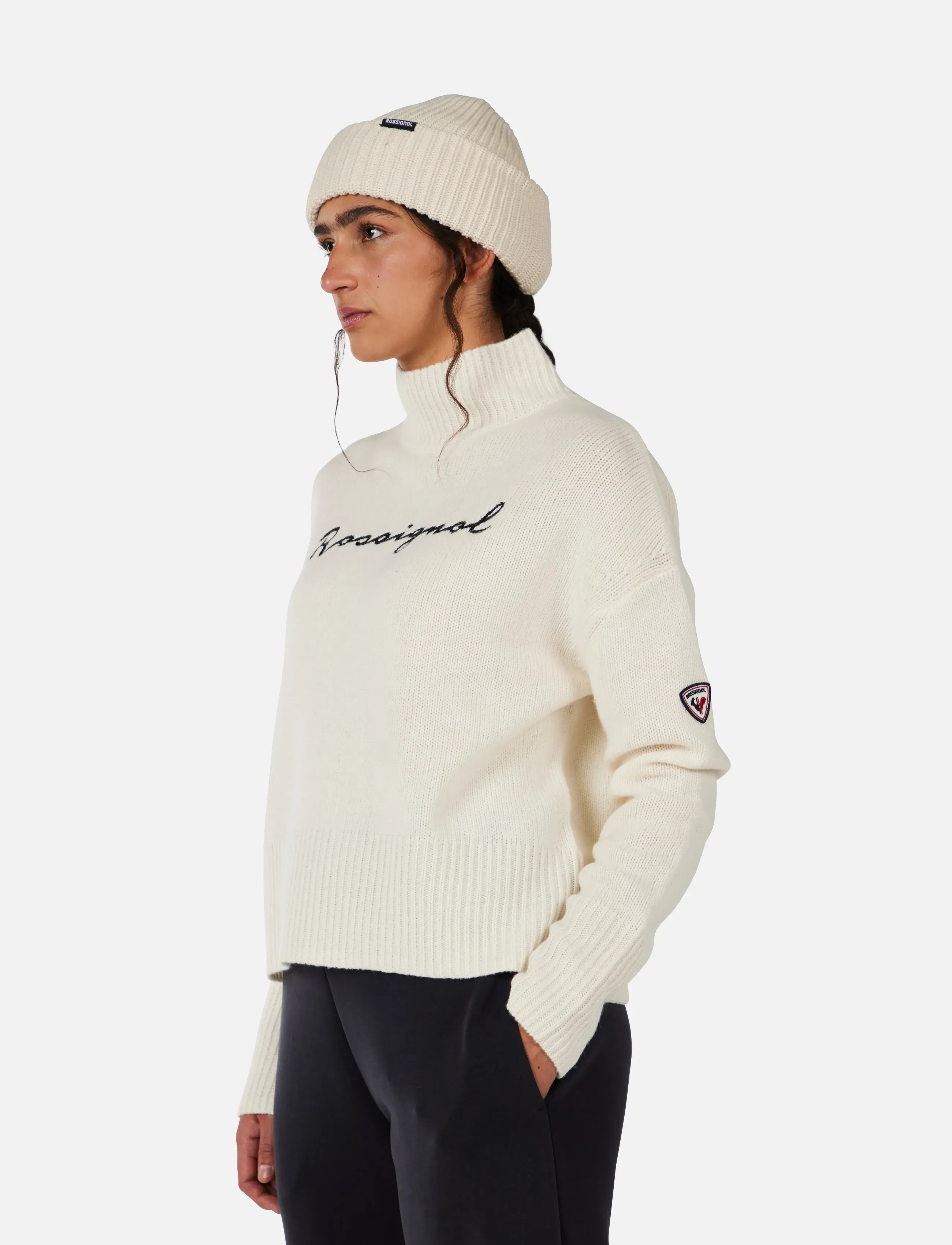 ROSSIGNOL - W SIGNATURE SWEATER - sweatshirts - nature white - 5