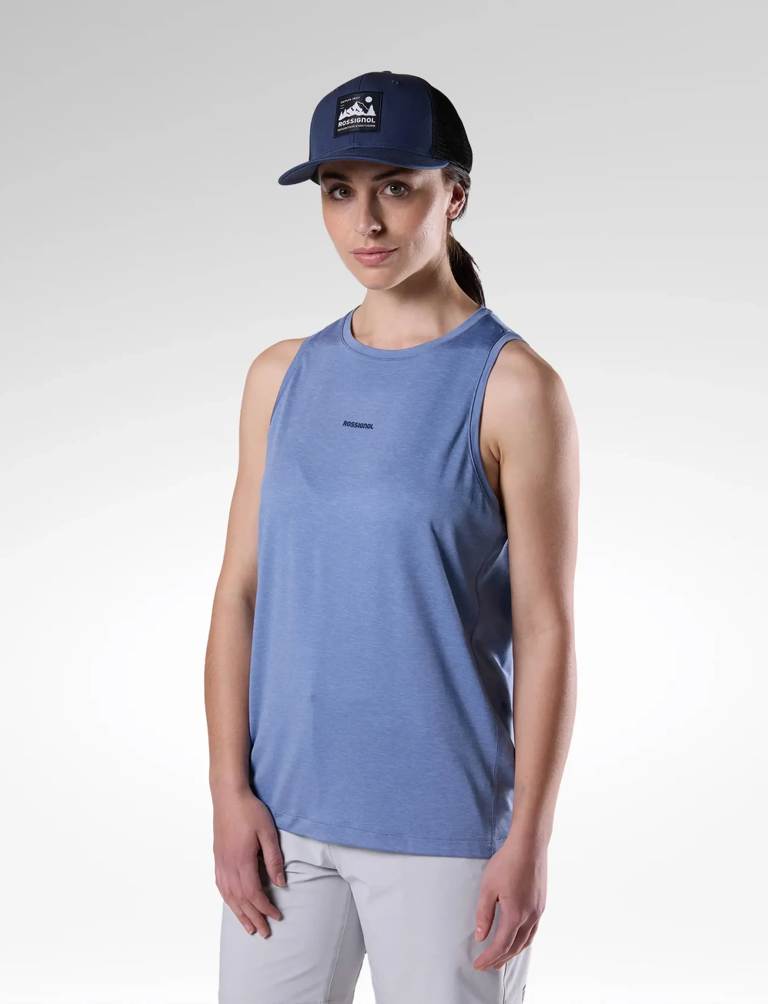 ROSSIGNOL W Active Tank, XS, Blue, Sports Overdele & T-shirts > Sport Tank Overdele, Dame