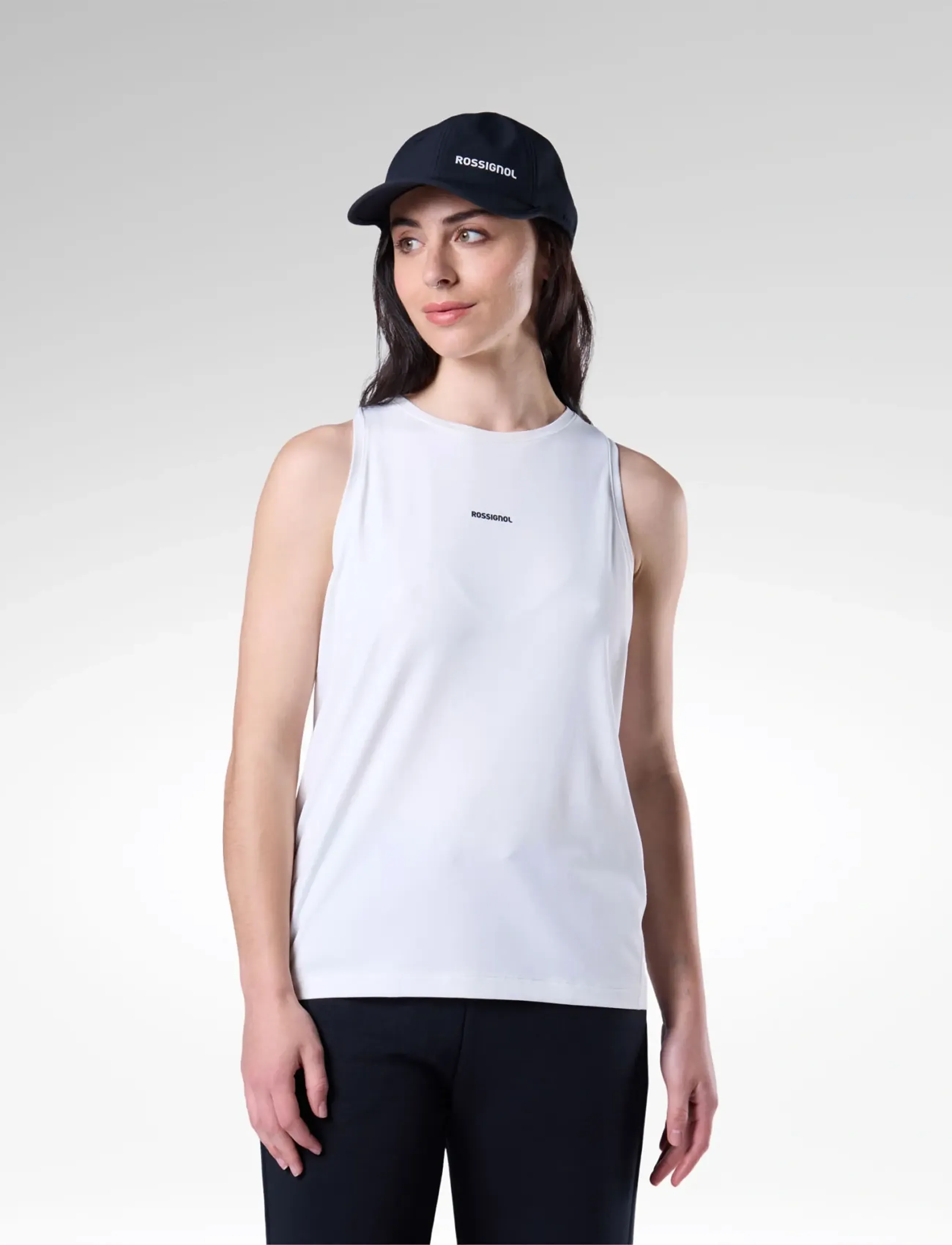 ROSSIGNOL W Active Tank, L, White, Sports Overdele & T-shirts > Sport Tank Overdele, Dame