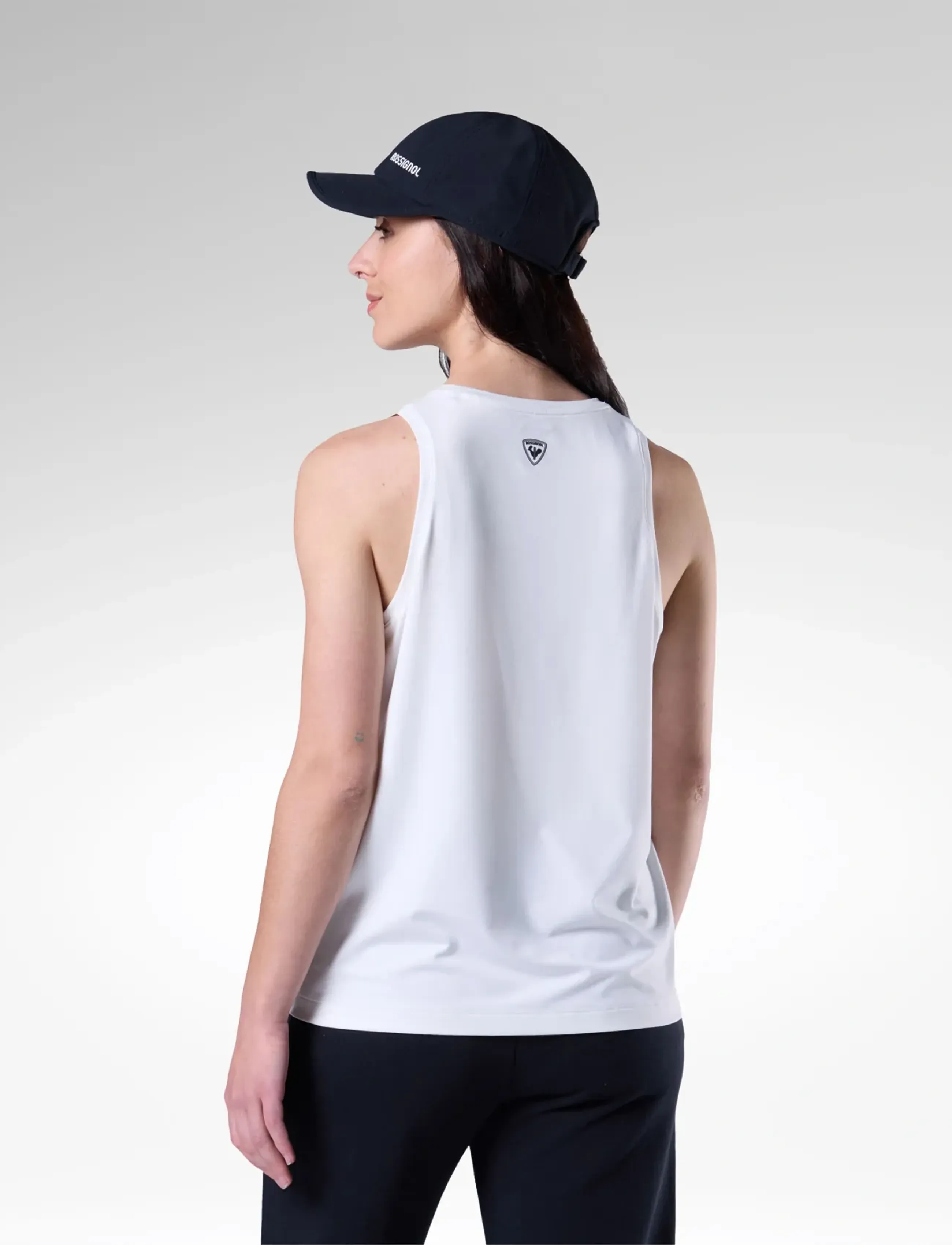 ROSSIGNOL - W ACTIVE TANK - topi bez piedurknēm - white - 4