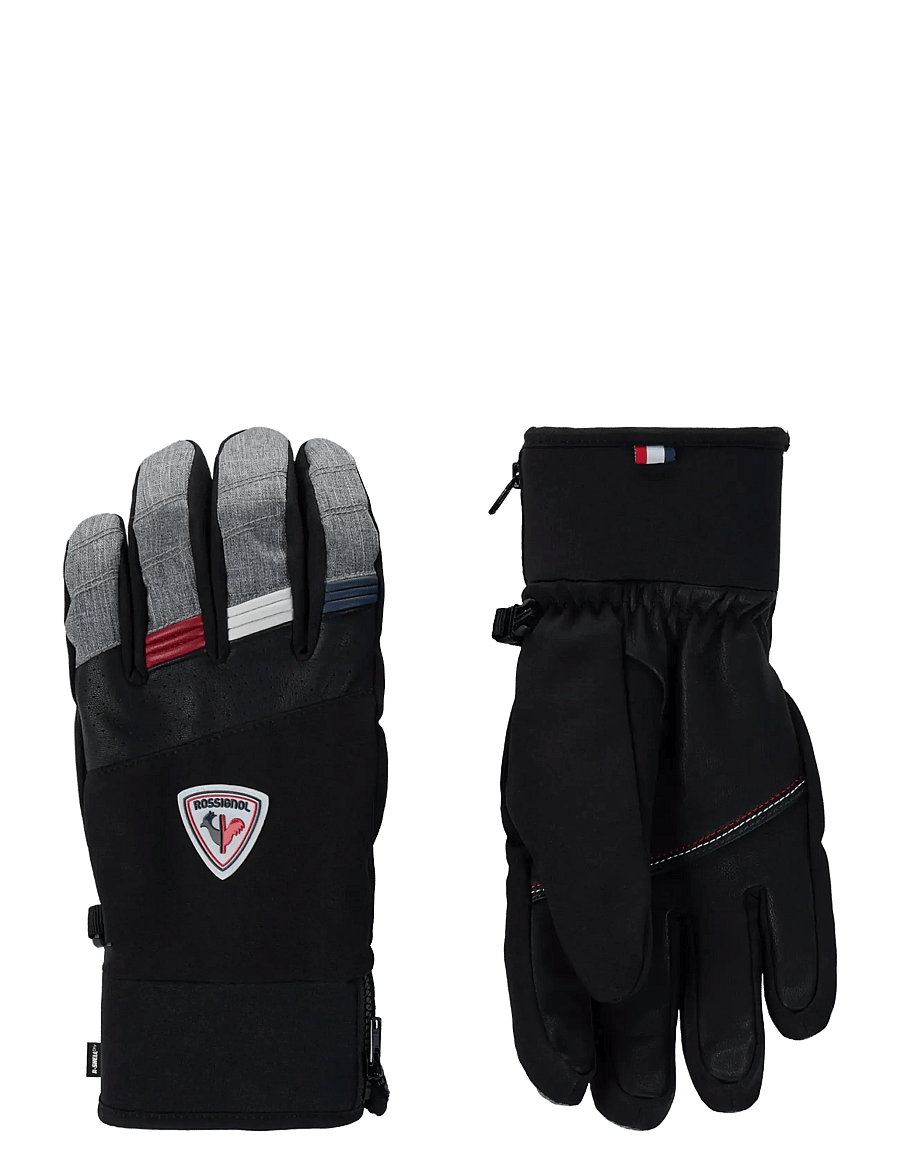 ROSSIGNOL - M STRATO SKI GLOVES R-SHELL DR - heather grey - 1