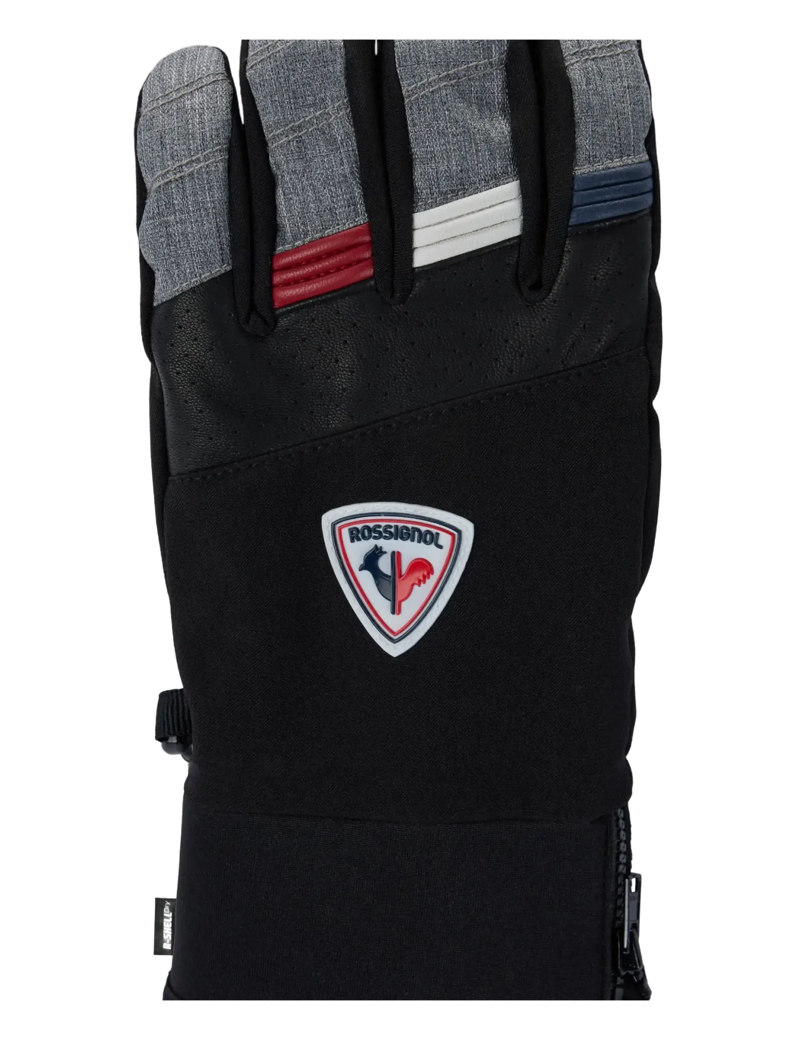 ROSSIGNOL - M STRATO SKI GLOVES R-SHELL DR - heather grey - 2