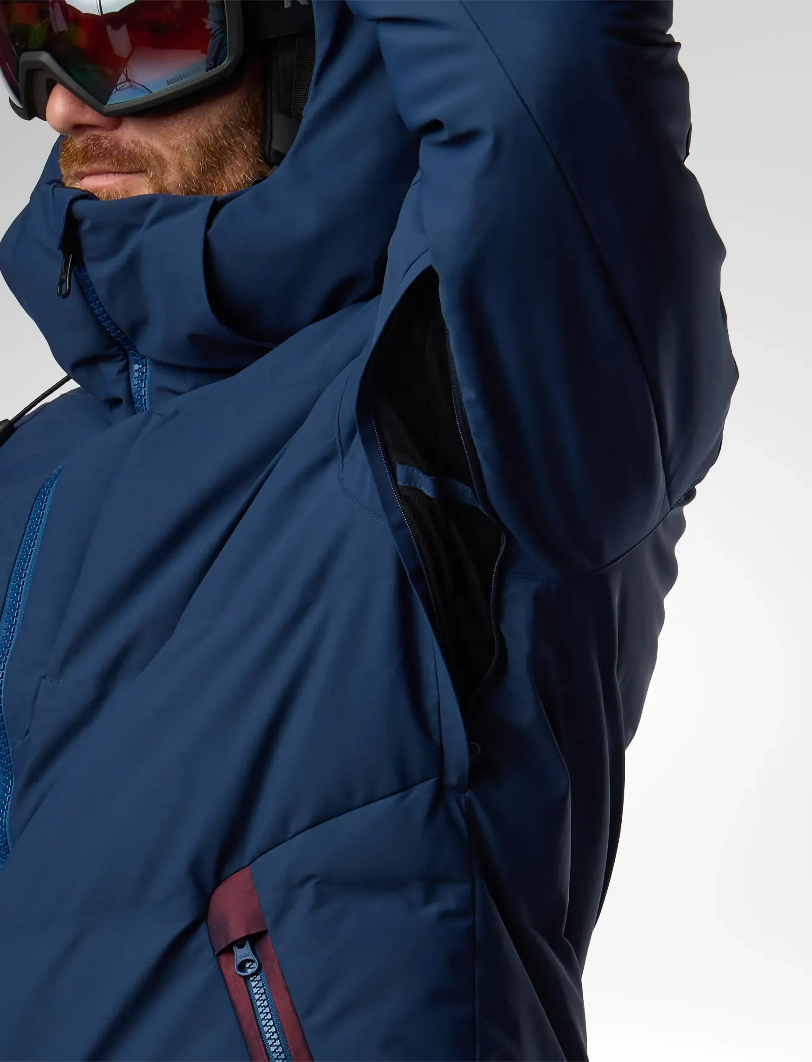 ROSSIGNOL - M SNOWBLAZE DOWN CB SKI JACKET - skijakker - dark navy - 3