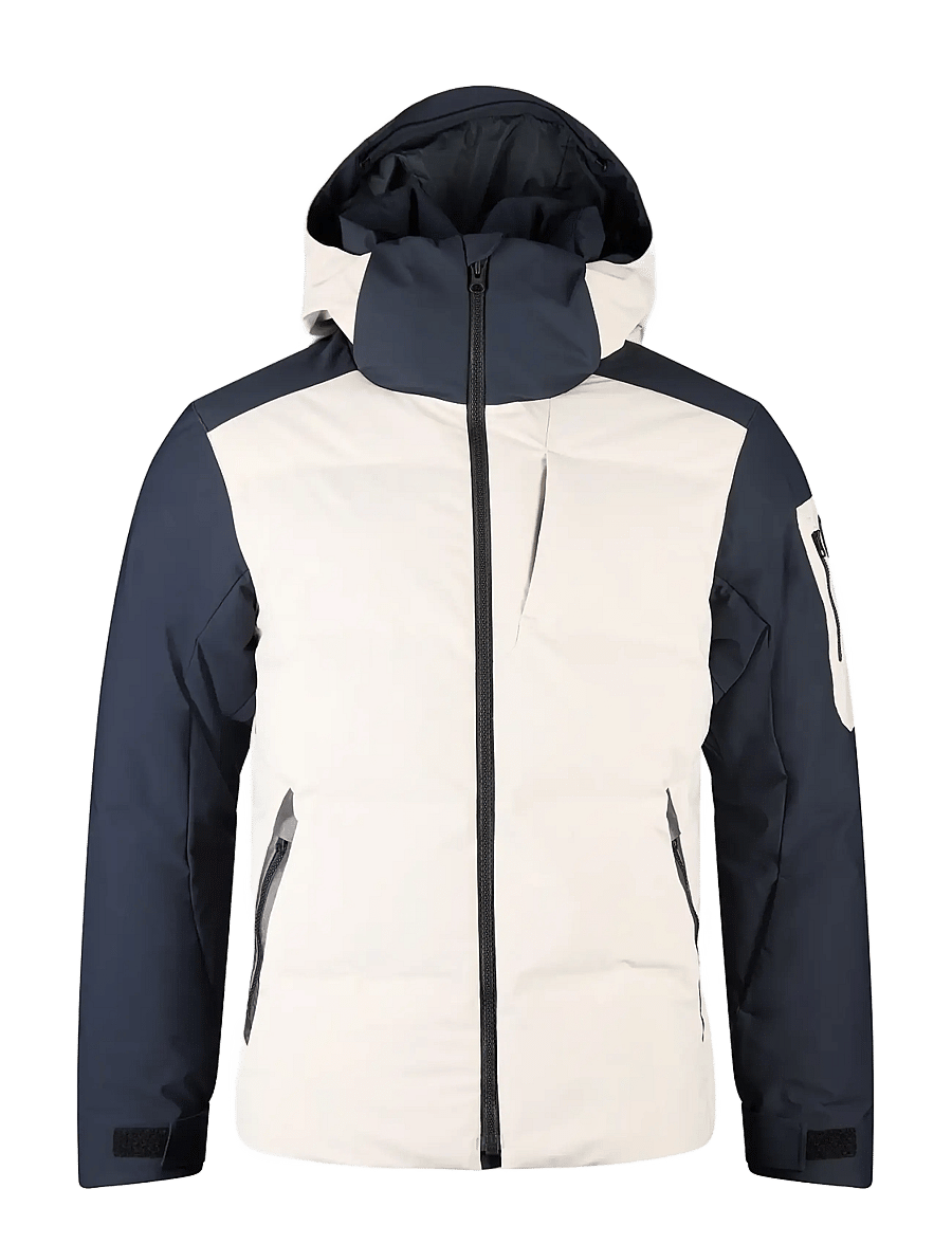 ROSSIGNOL - M SNOWBLAZE DOWN CB SKI JACKET - skijacken - silver cloud / black - 1