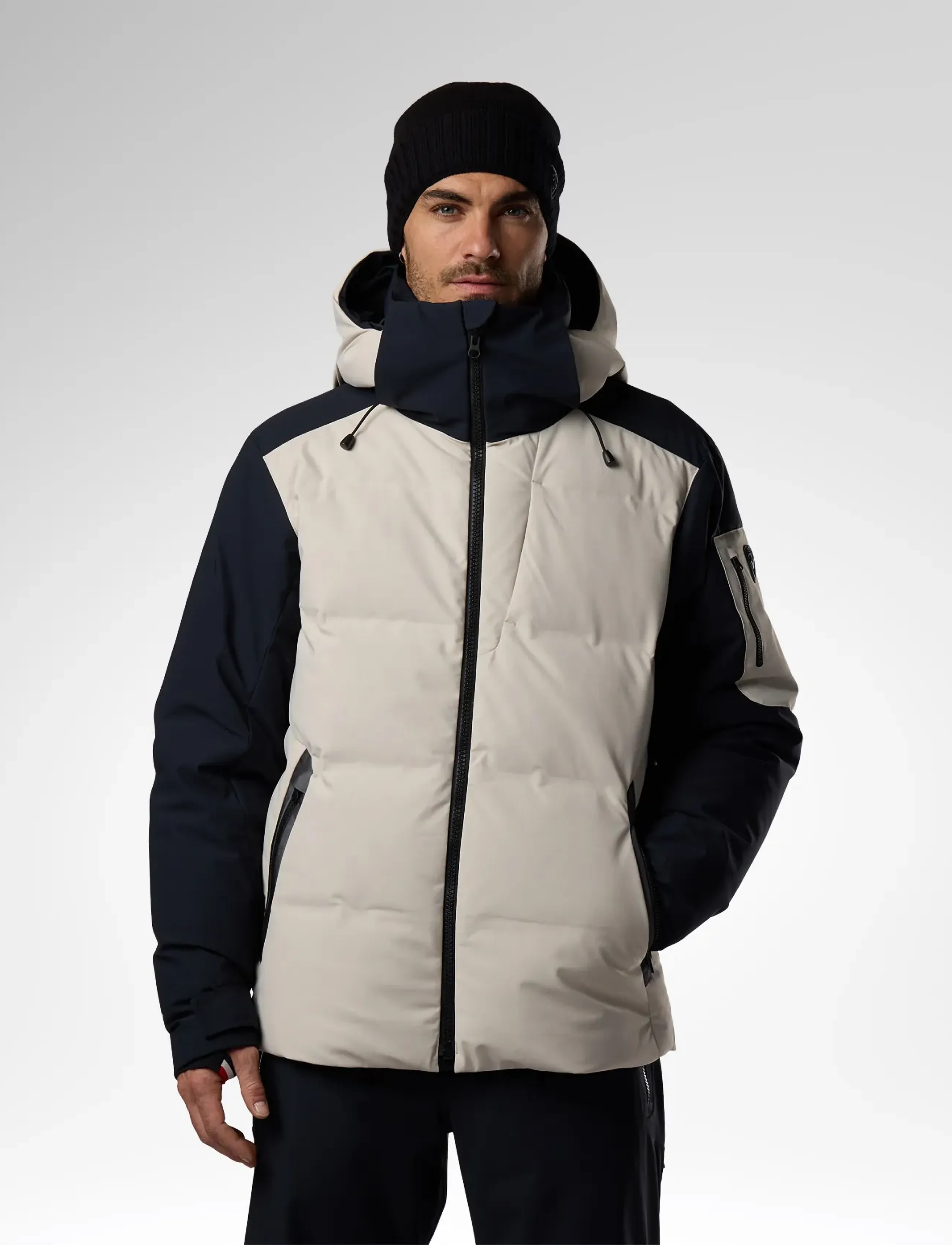 ROSSIGNOL M Snowblaze Down Cb Ski Jacket, Dun Skijakke, Cream, Str: S