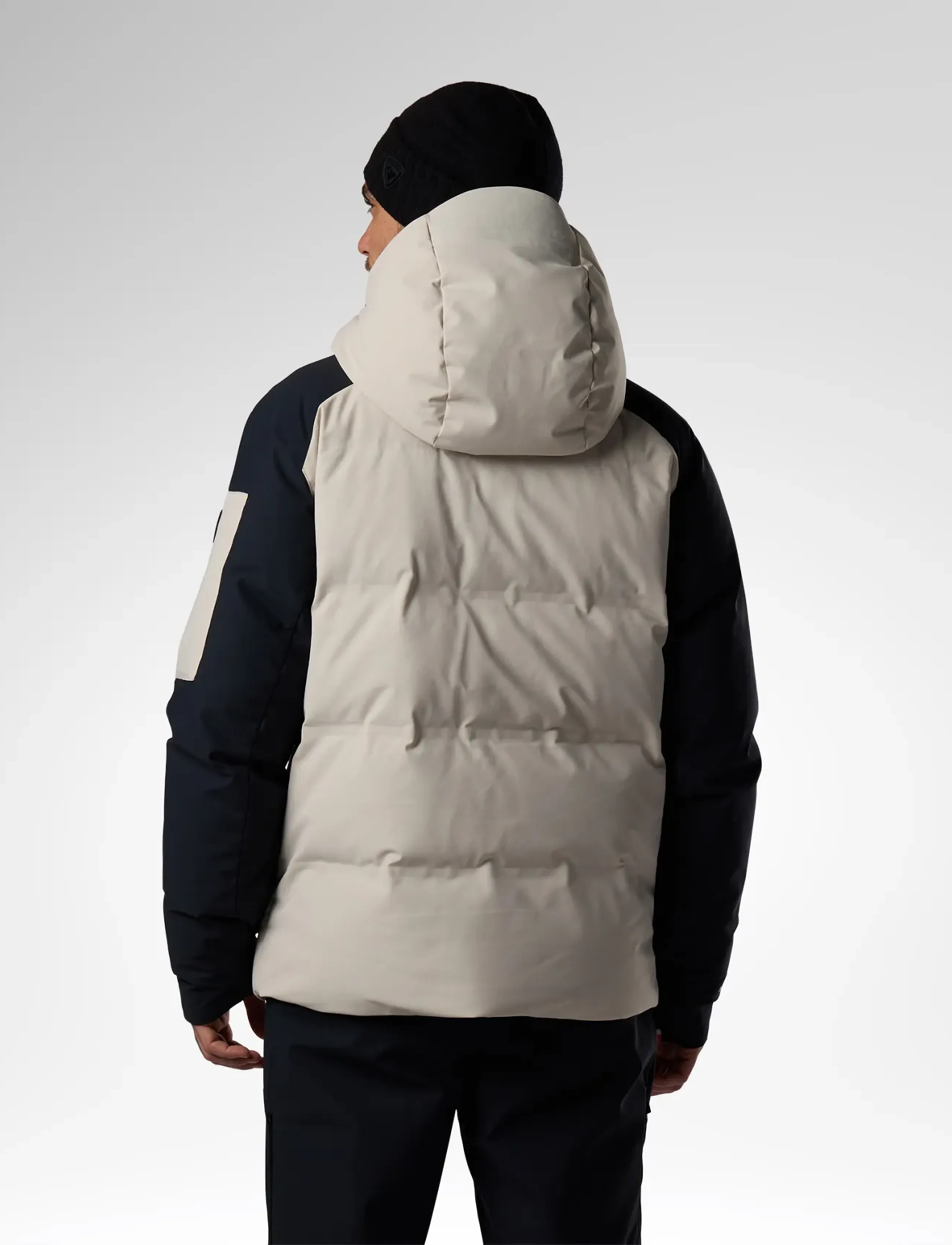 ROSSIGNOL - M SNOWBLAZE DOWN CB SKI JACKET - skijacken - silver cloud / black - 3