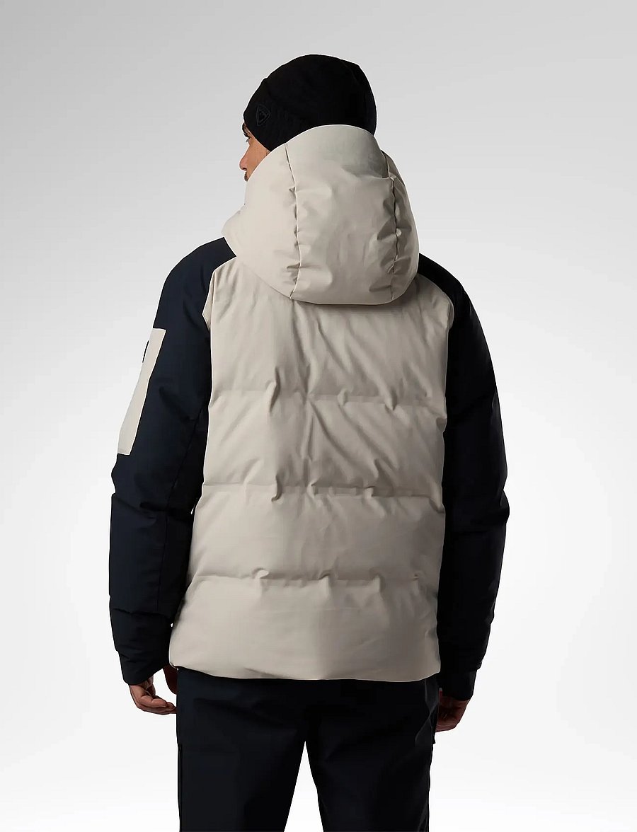 ROSSIGNOL - M SNOWBLAZE DOWN CB SKI JACKET - skijacken - silver cloud / black - 3