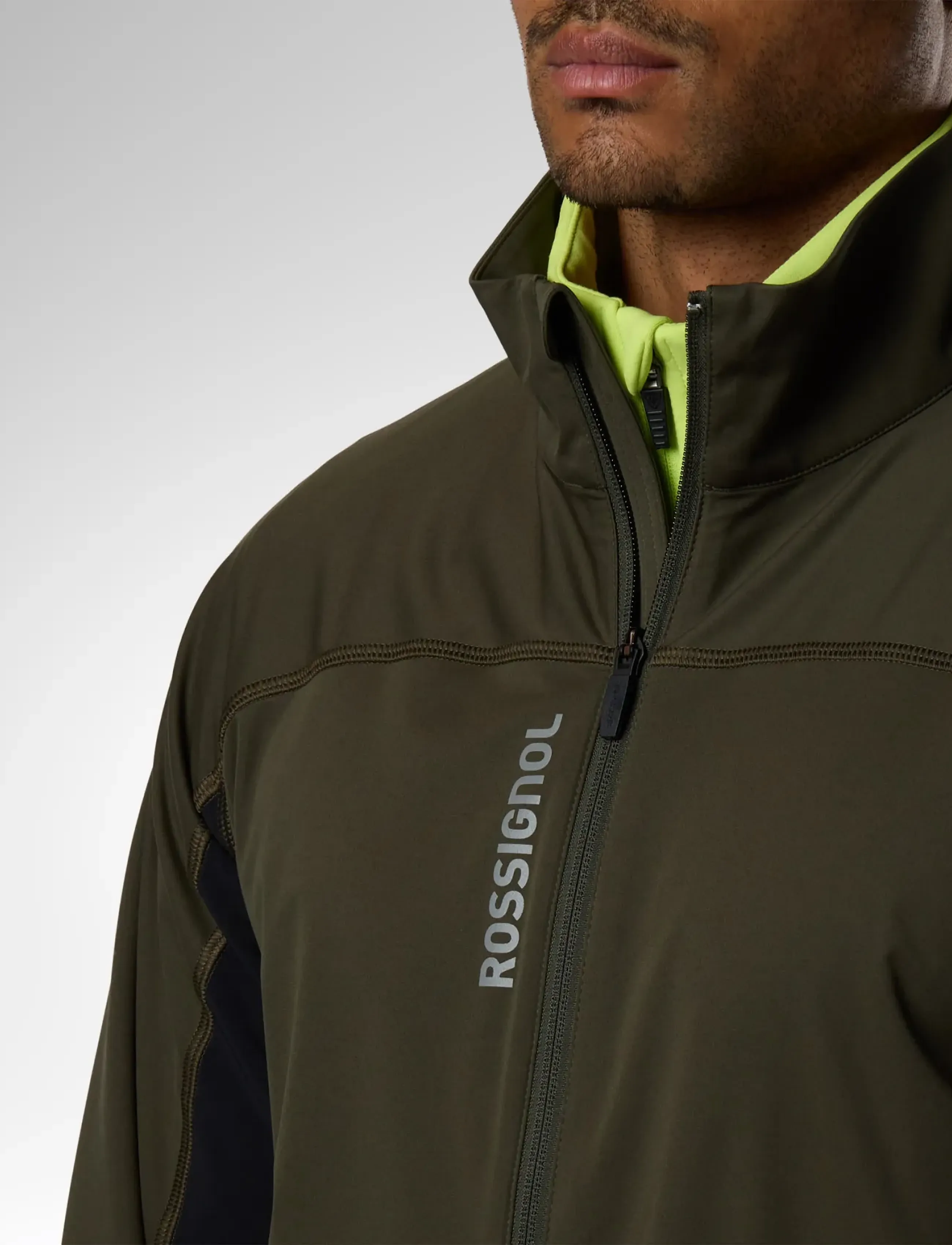 ROSSIGNOL - M VENON SOFTSHELL JACKET - friluftsjakker - olive shadow - 5