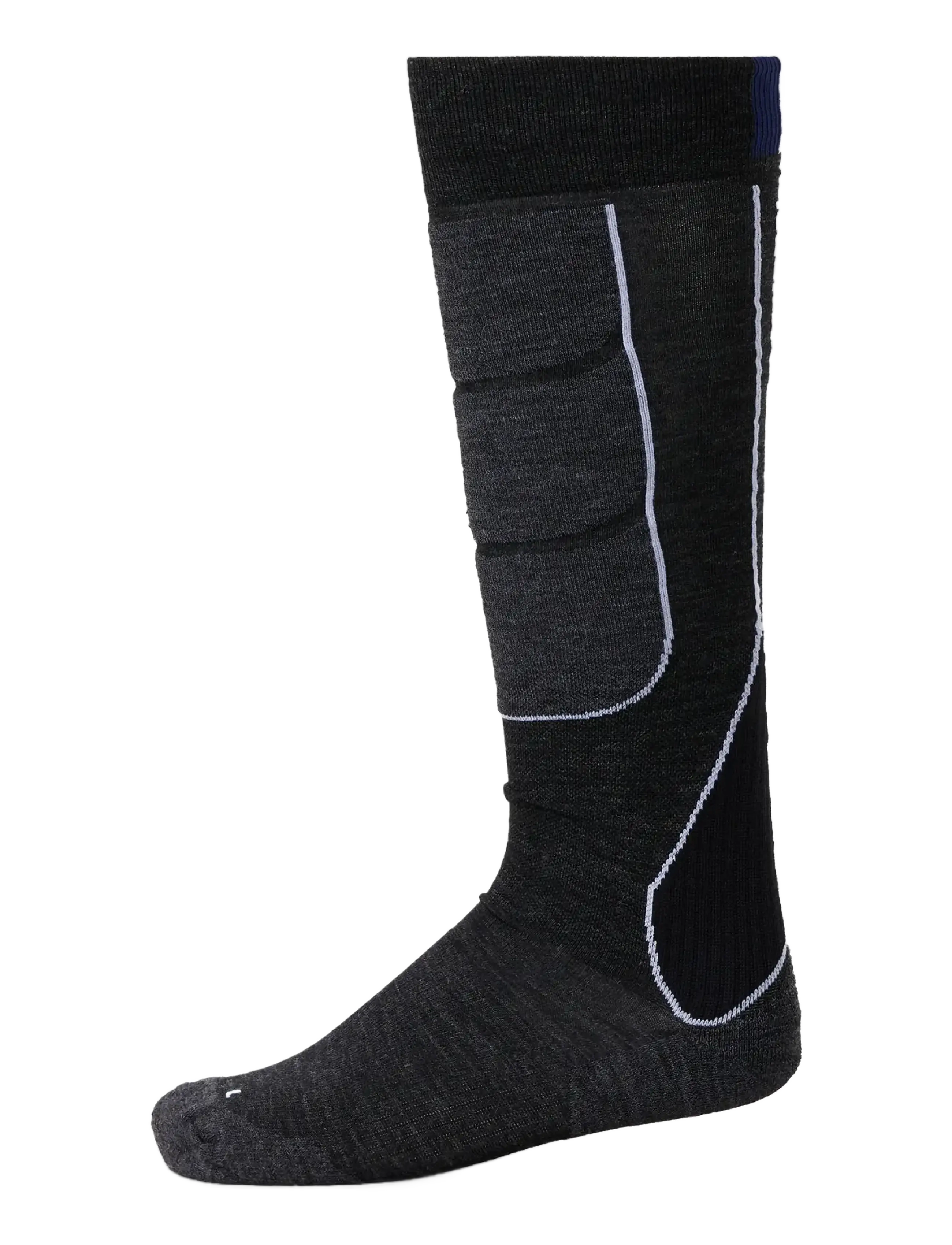 ROSSIGNOL M Intermediate Ski Socks, Skisokker, Sort, Str: M