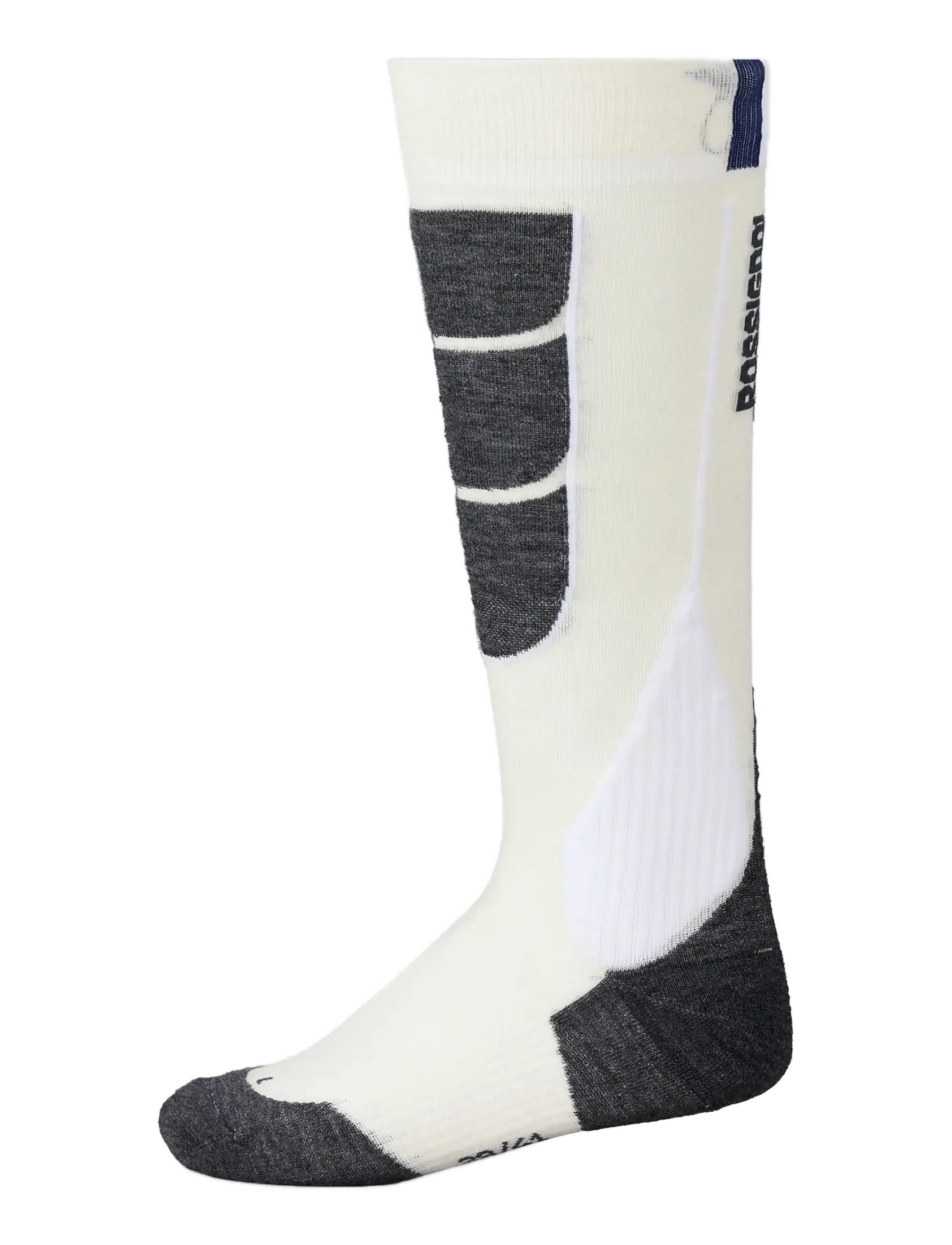 ROSSIGNOL W INTERMEDIATE SKI SOCKS - Visa allt - WHITE / white