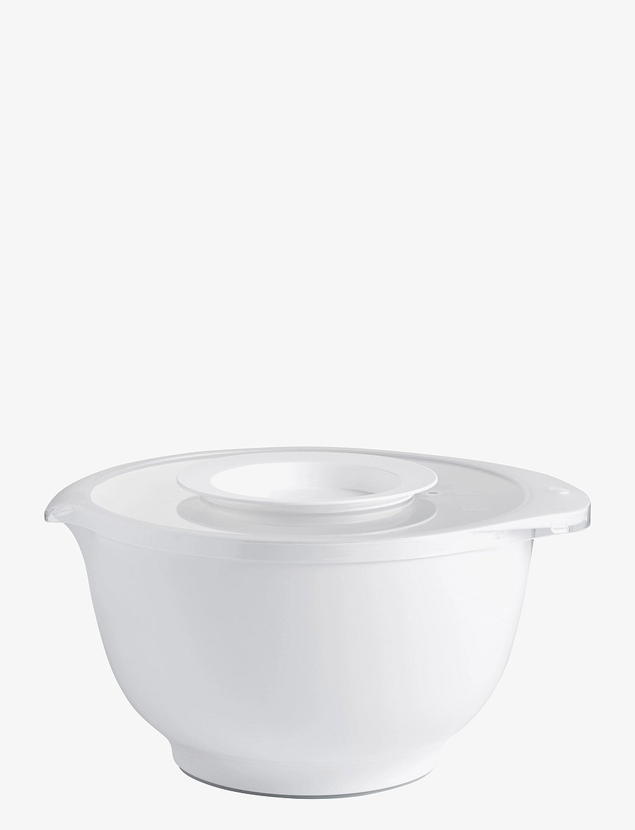 Rosti - Margrethe bowl w. anti-splashlid - white - 0