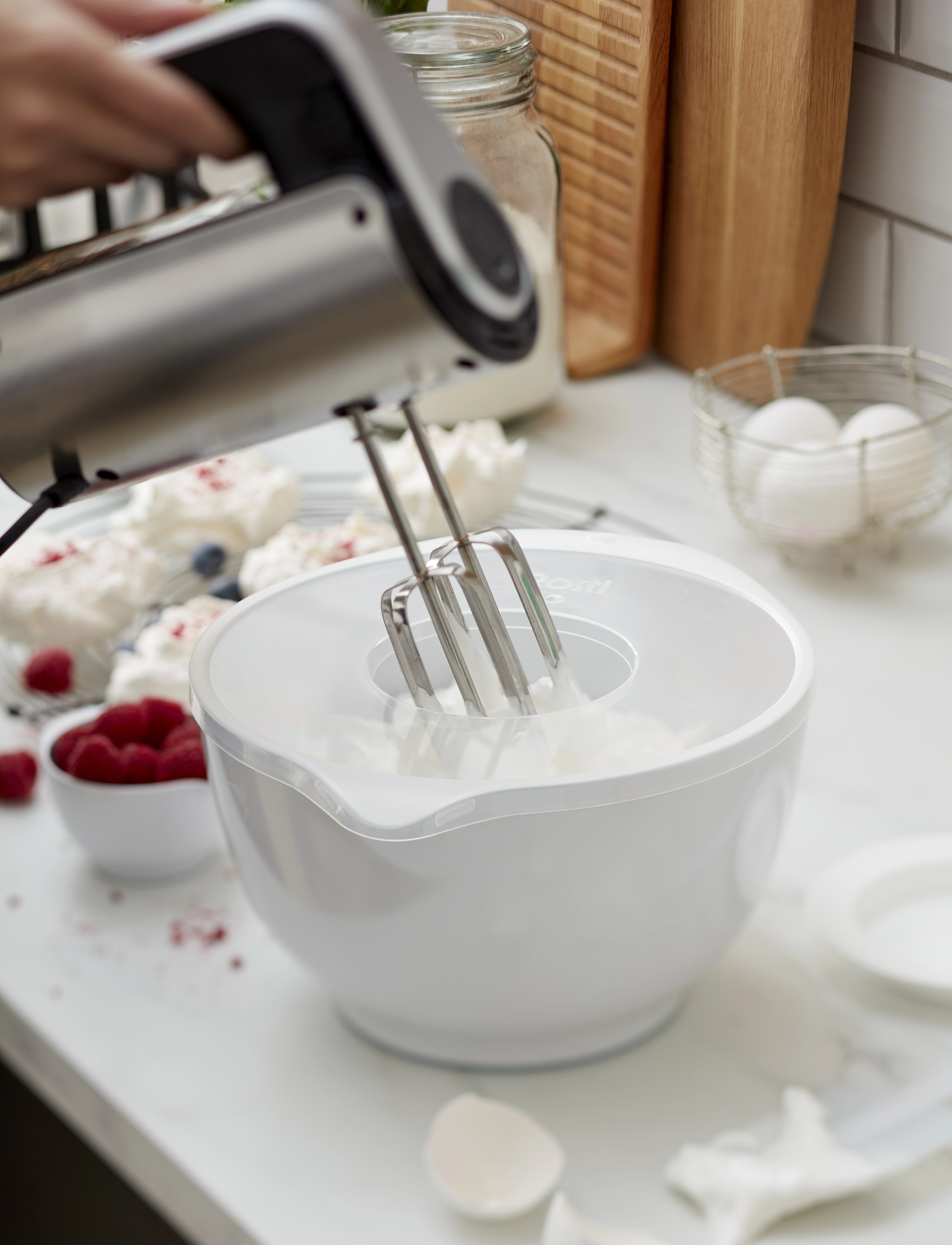 Rosti - Anti-splashlid f Margrethe bowl - transparent - 1