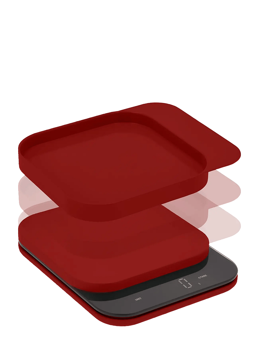 Rosti - Kitchen scale Mensura - köögiseadmed - red - 2