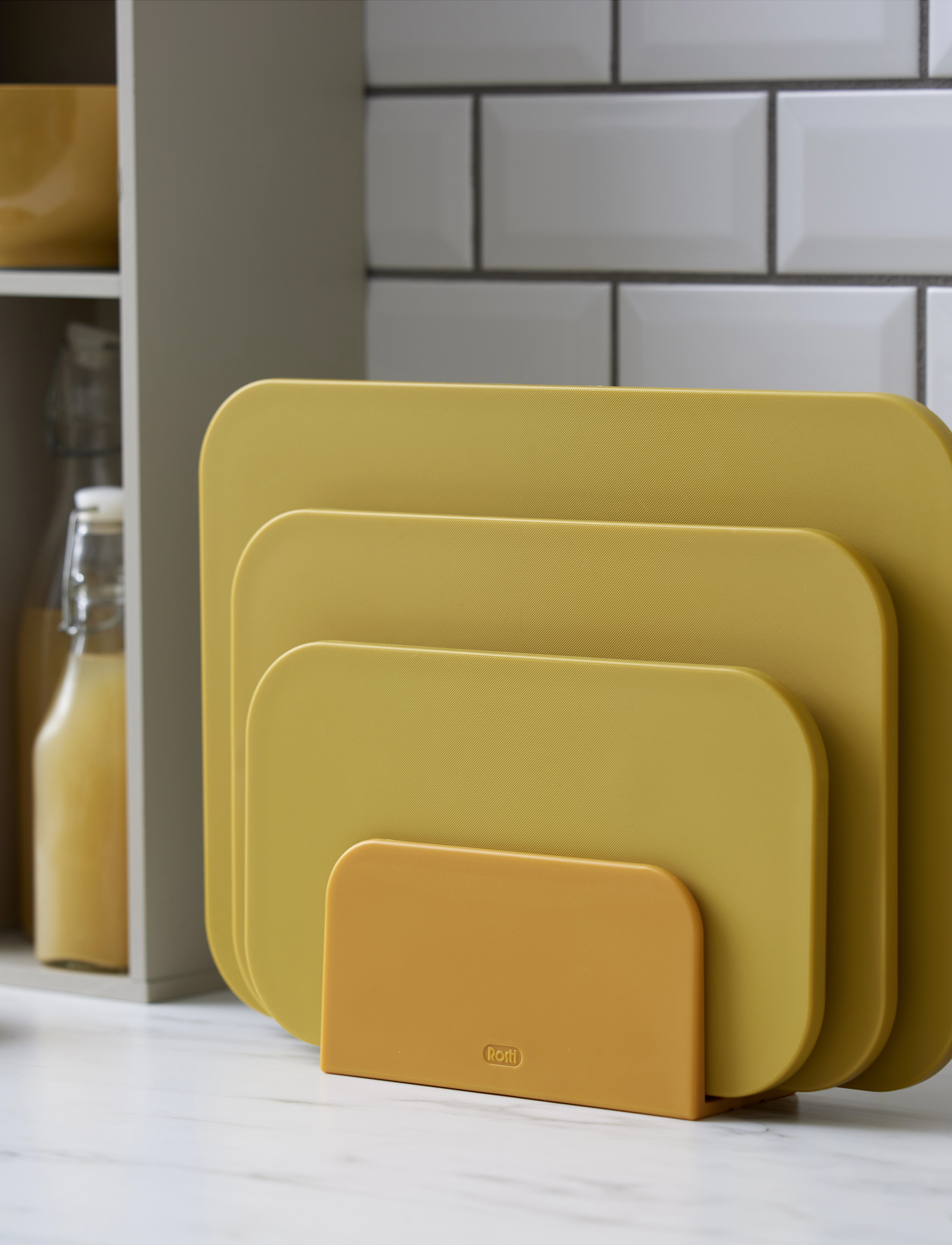 Rosti Skærebræt Choptima, 26.5X 16X 1 cm, Cutting Boards, Gelb - Plastic Homeware
