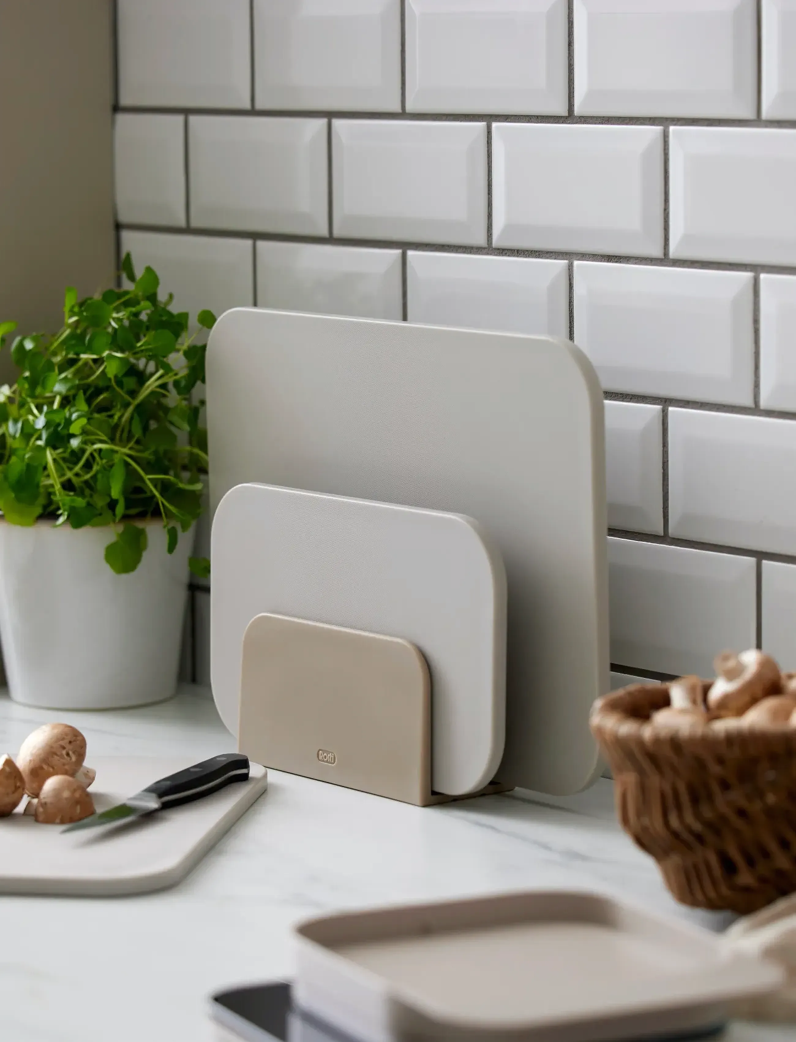Rosti Skærebræt Choptima, 26.5X 16X 1 cm, Cutting Boards, Grau - Plastic Homeware
