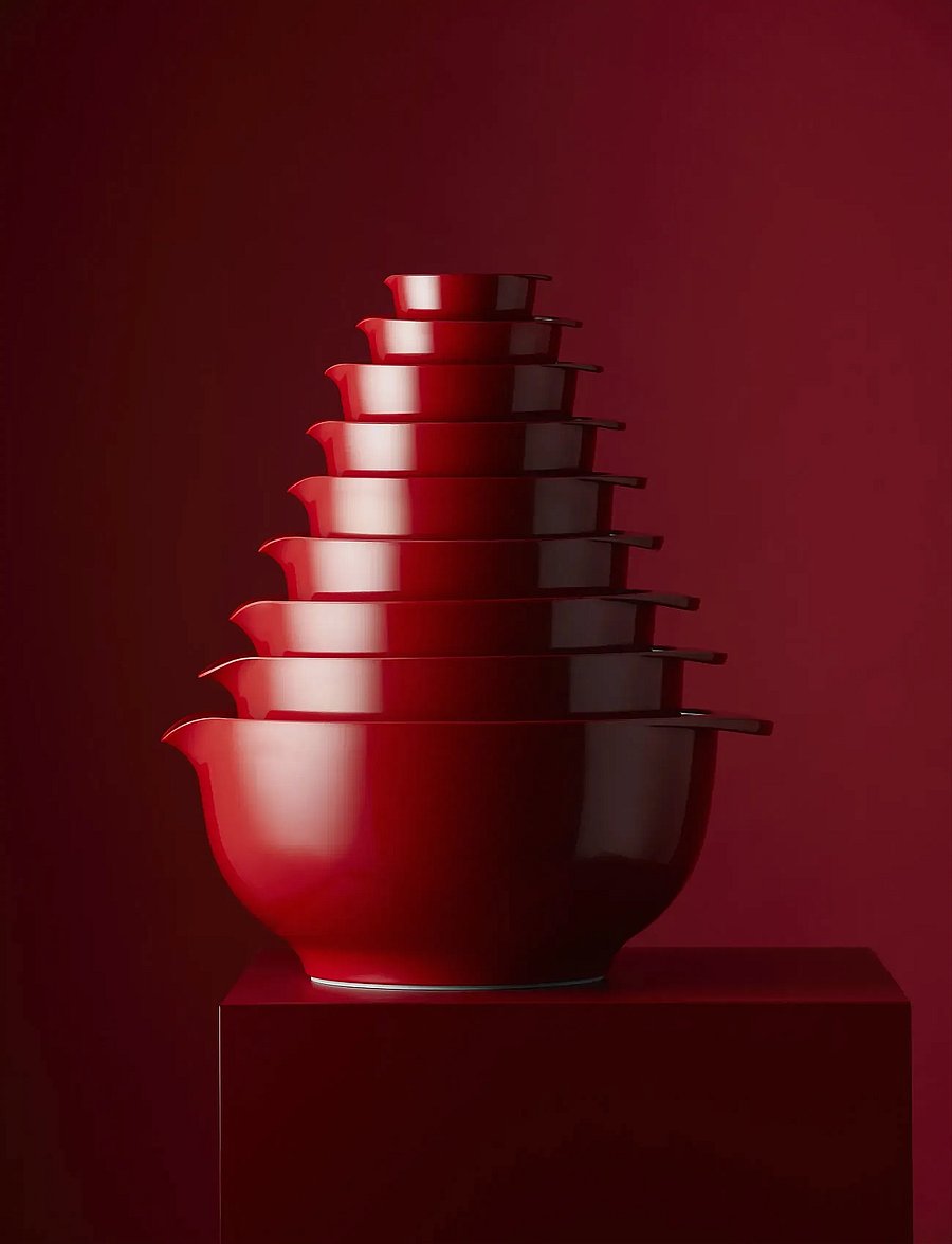 Rosti - Mixing bowl NEW Margrethe - rührschüsseln - red - 4