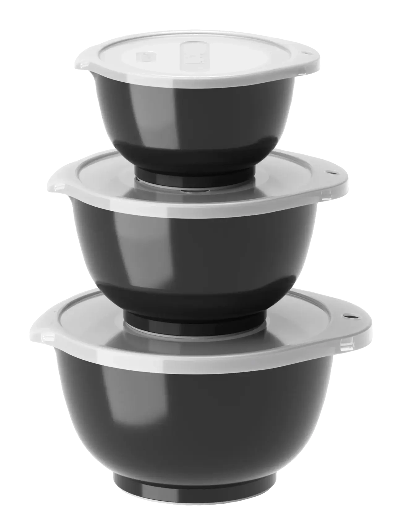 Rosti Miniskålesæt New Margrethe Sort, One Size, Baking Accessories, Schwarz - Mixing Bowls, Homeware