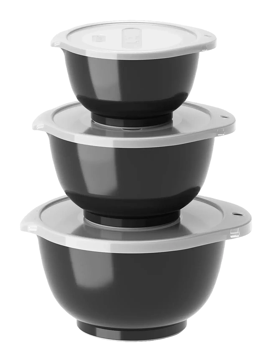 Rosti - Mini bowl set NEW Margrethe Black - rührschüsseln - black - 0