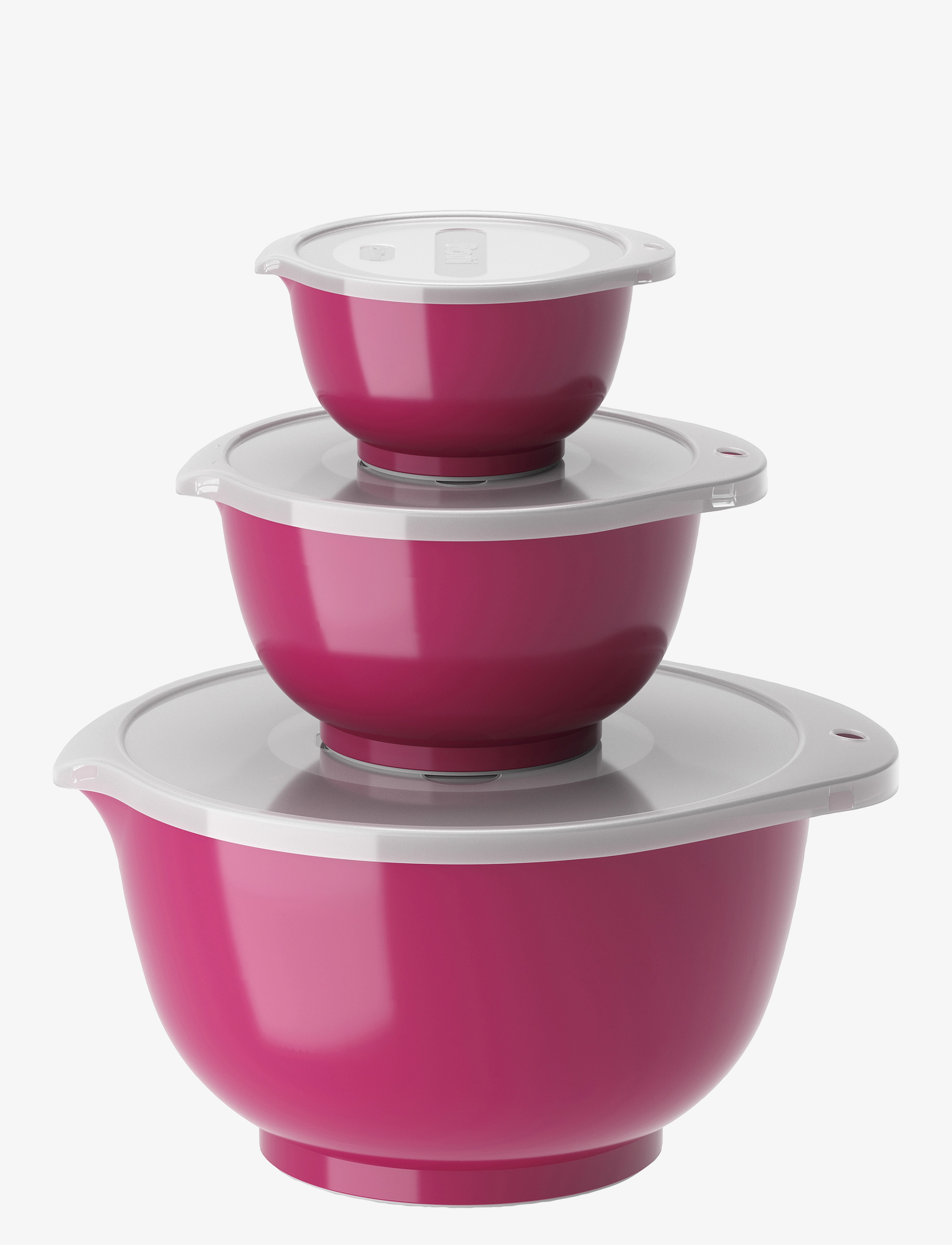 Rosti Røreskålesæt 6 Dele New Margrethe, One Size, Baking Accessories, Rosa - Mixing Bowls, Homeware
