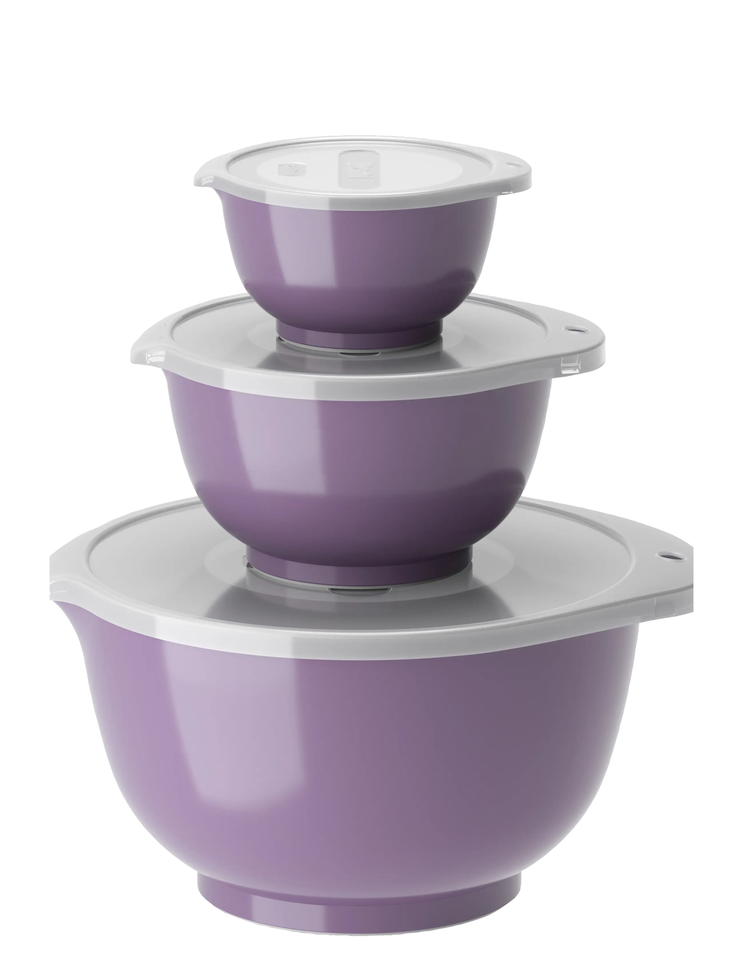 Rosti Røreskålesæt 6 Dele New Margrethe, One Size, Baking Accessories, Lila - Mixing Bowls, Homeware