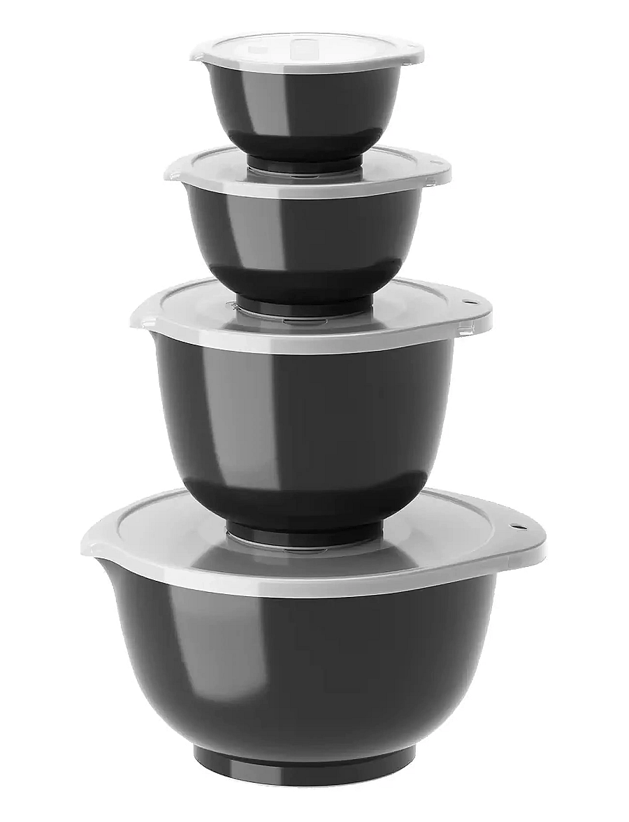 Rosti - Mixing bowl set 8 parts NEW Margrethe - nach preis einkaufen - black - 1