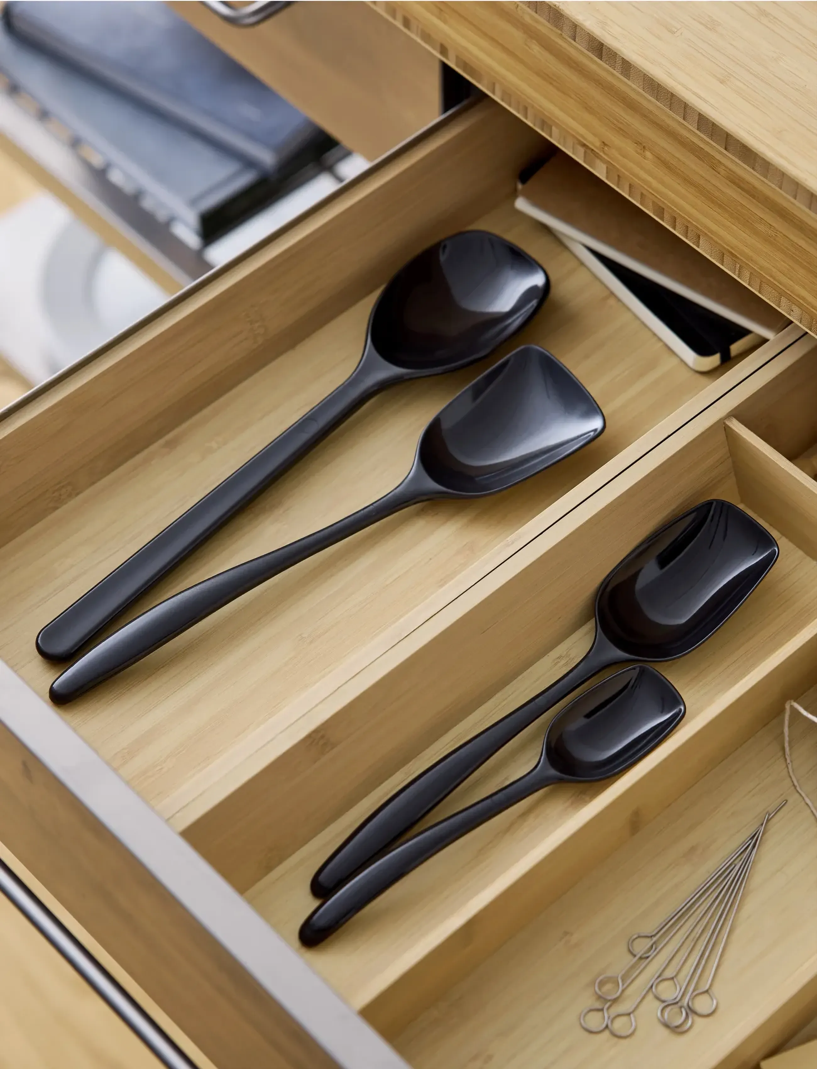 Rosti Grydeskesæt New Classic, One Size, Kitchen Tools, Schwarz - Spoons & Ladels, Homeware