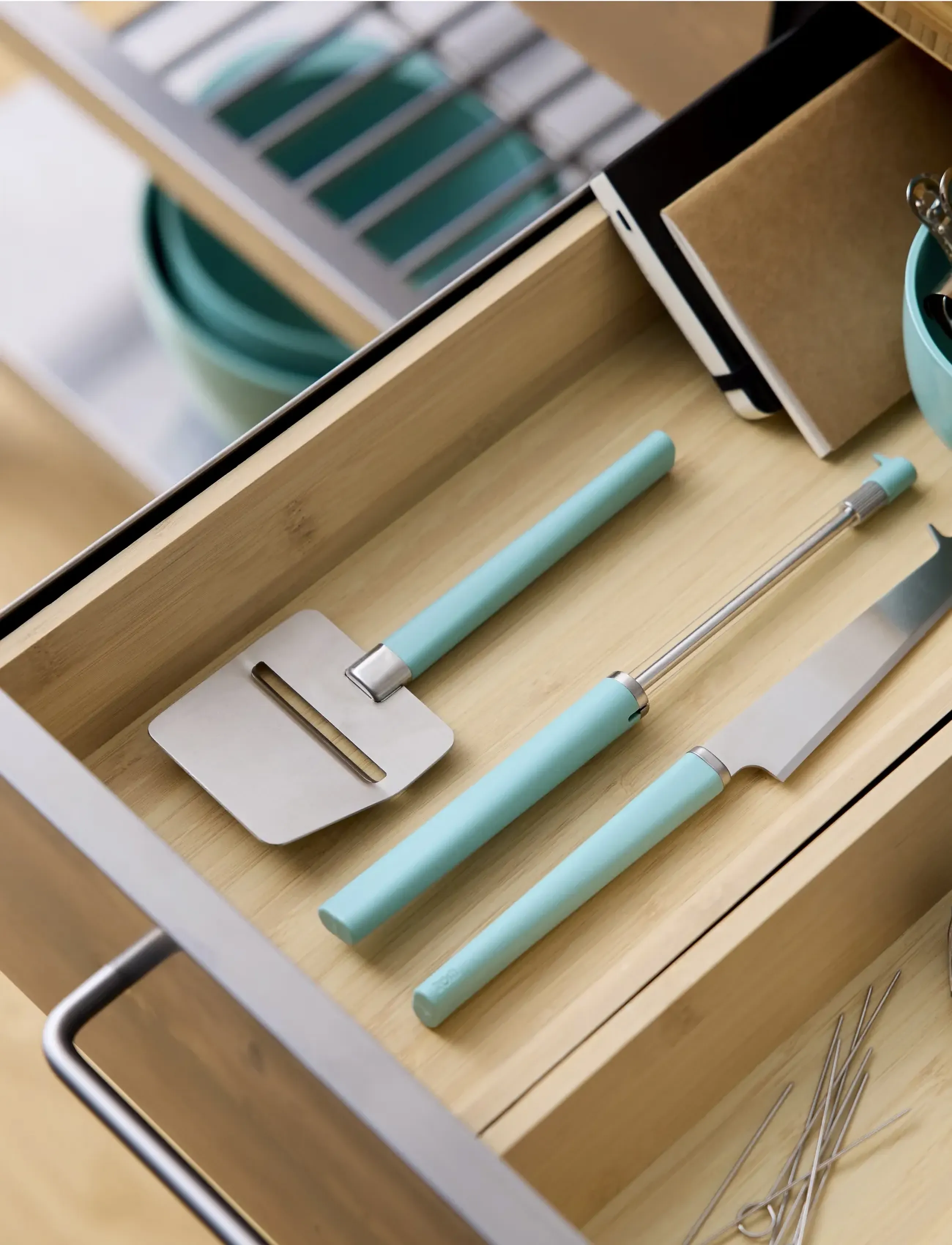 Rosti Ostehøvl Emma 19 Cm Nordic Green, cm x 19, Kitchen Tools, Grün - Cheese Slicers, Homeware