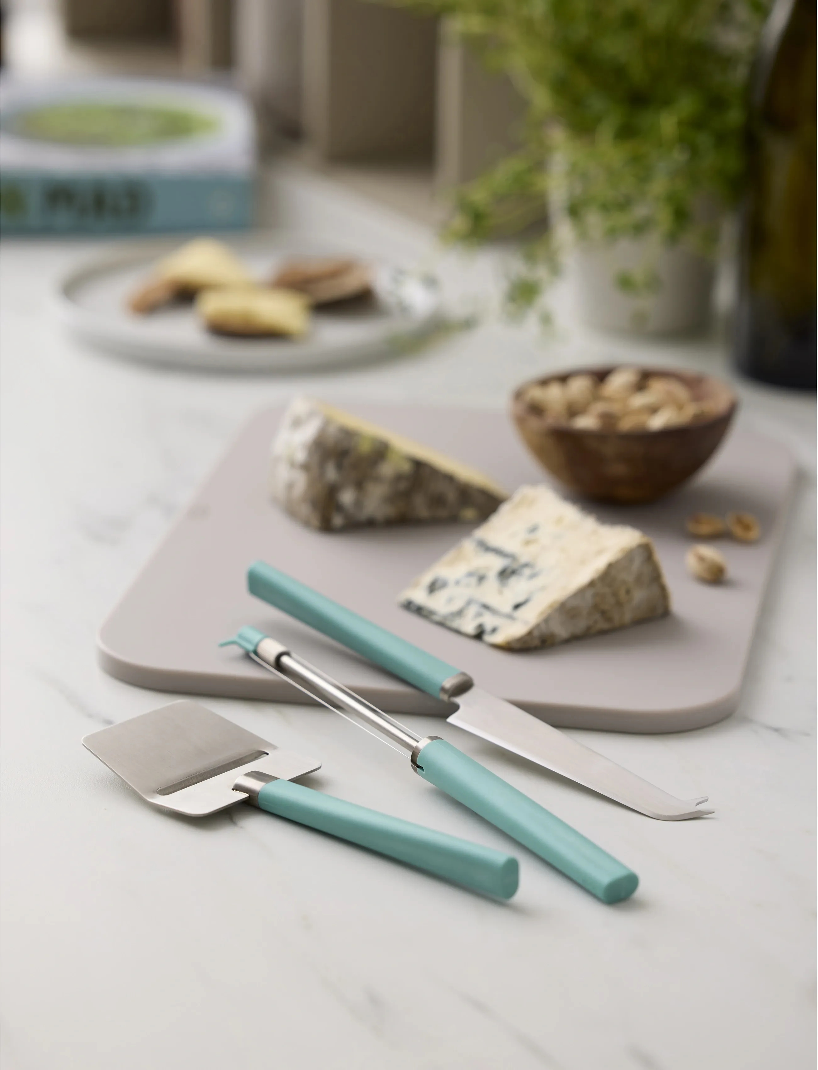 Rosti - Cheese set Emma 3 parts Nordic green - kaasschaven - green - 3