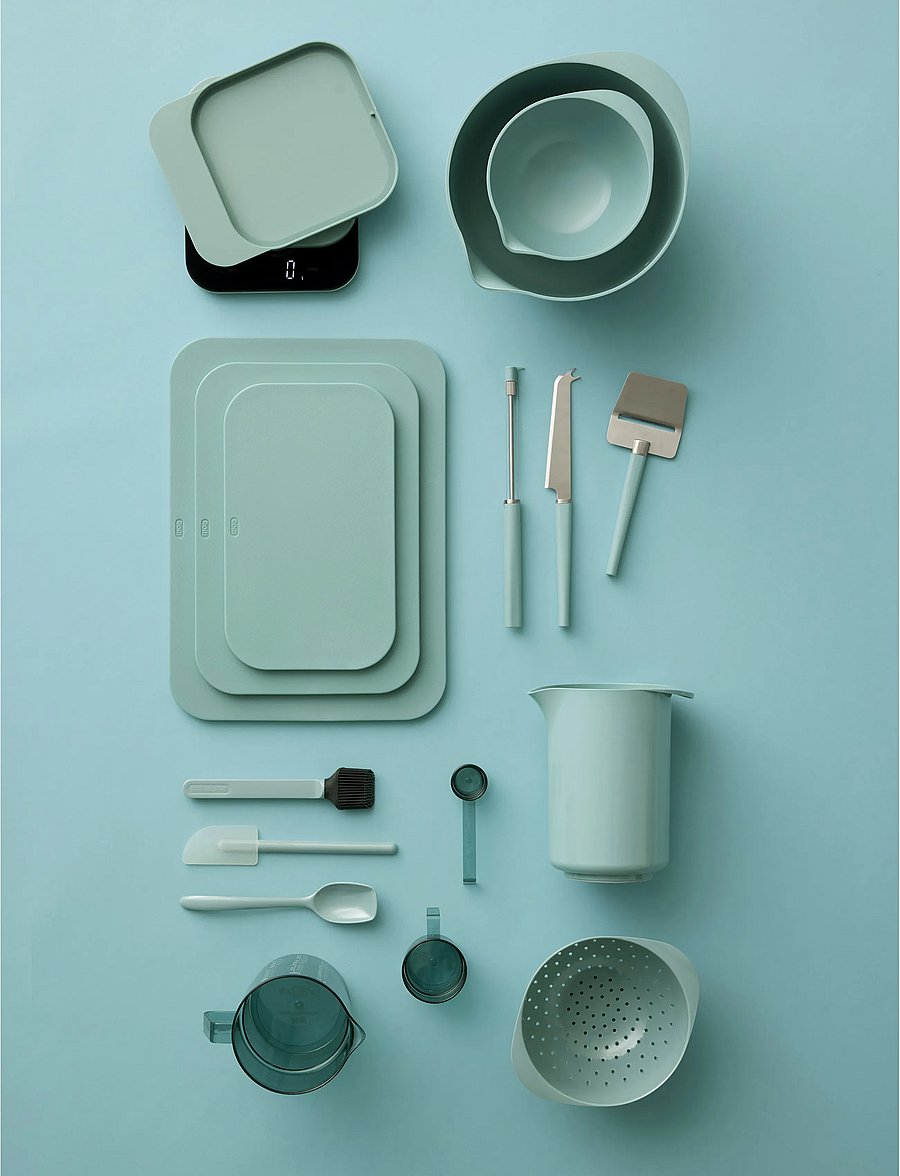 Rosti - Cheese set Emma 3 parts Nordic green - käsehobel - green - 4