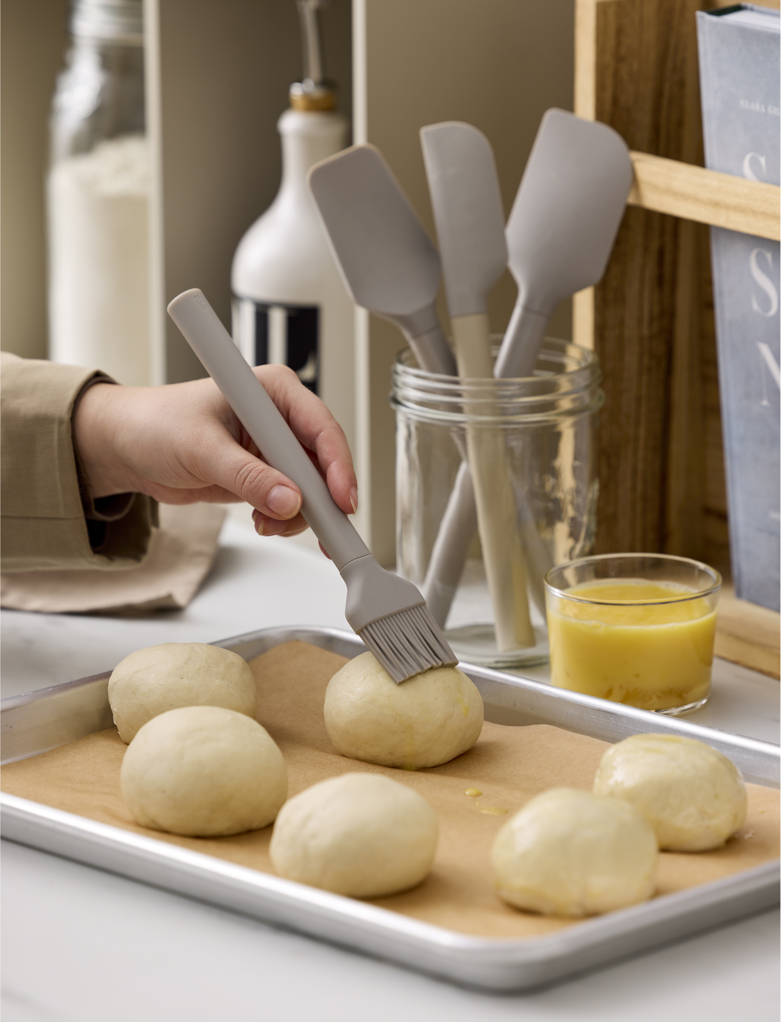 Rosti Bagepensel Emma, 21X4X1.7 cm, Kitchen Tools, Blau - Spatulas, Homeware
