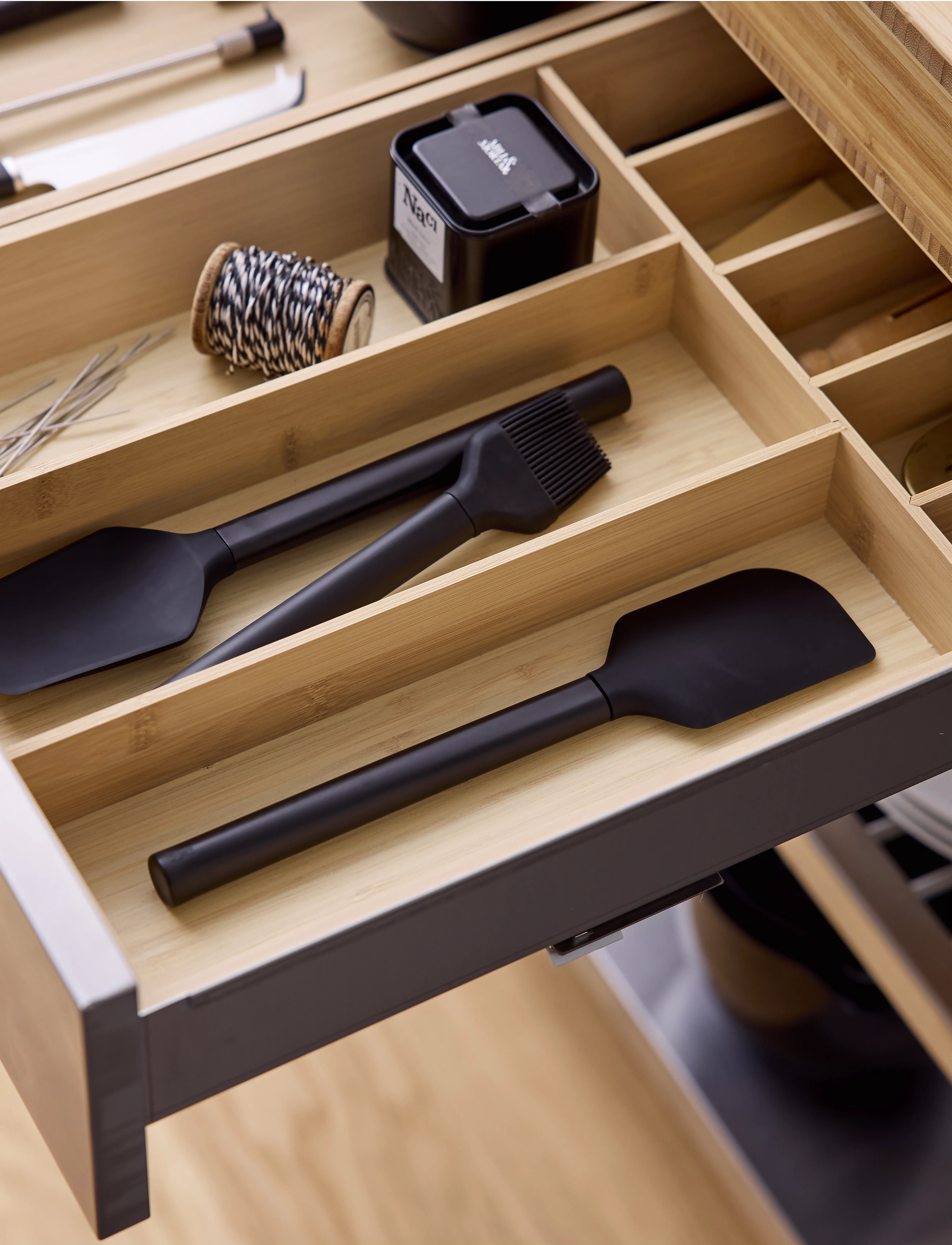 Rosti Bagesæt Emma 3 Dele, 28.5X19.5X3.5, Kitchen Tools, Schwarz - Spatulas, Homeware