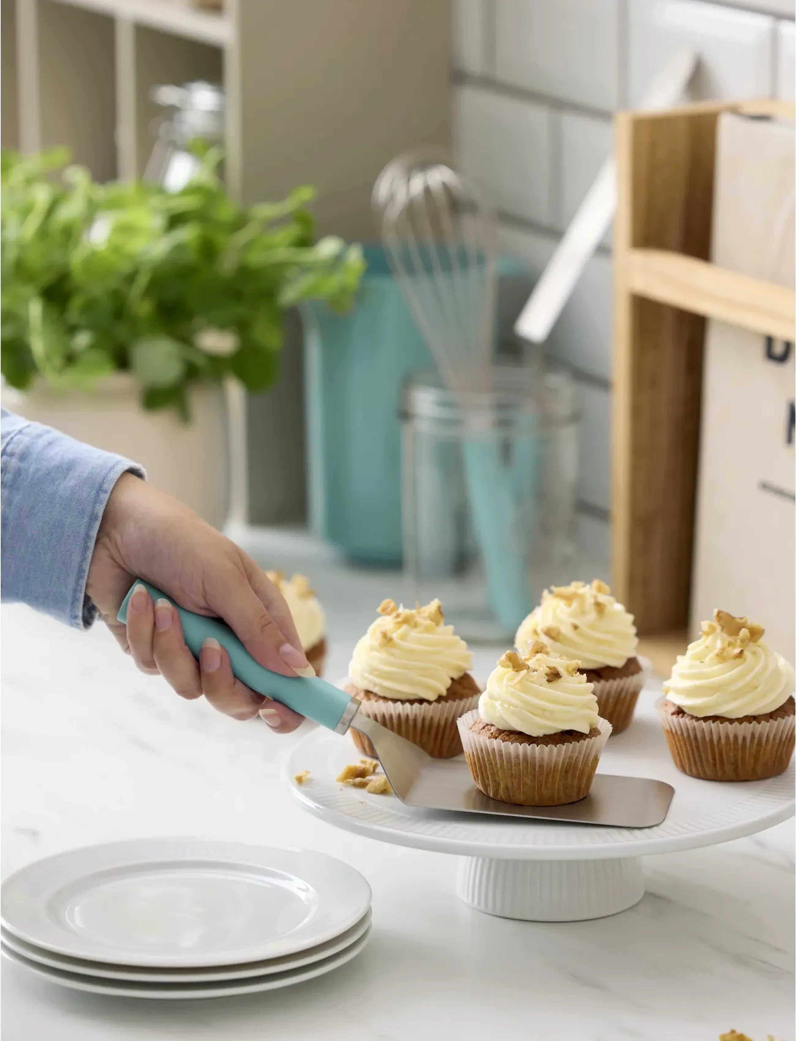 Rosti Palet Bred Emma, 26 cm x 26, Kitchen Tools, Grün - Spatulas, Homeware