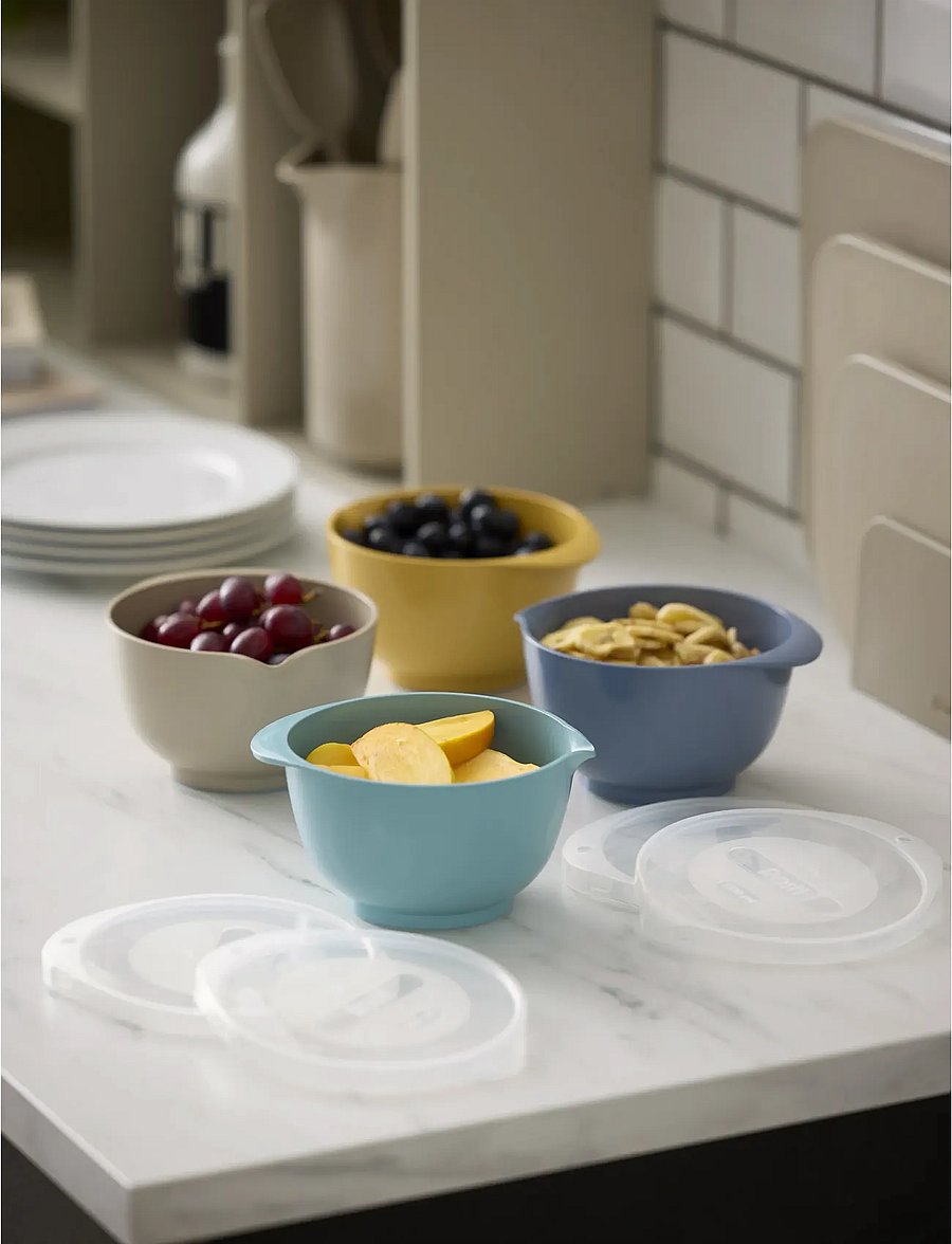 Rosti - Mixing bowl set with lid NEW Margrethe - rührschüsseln - brown - 5