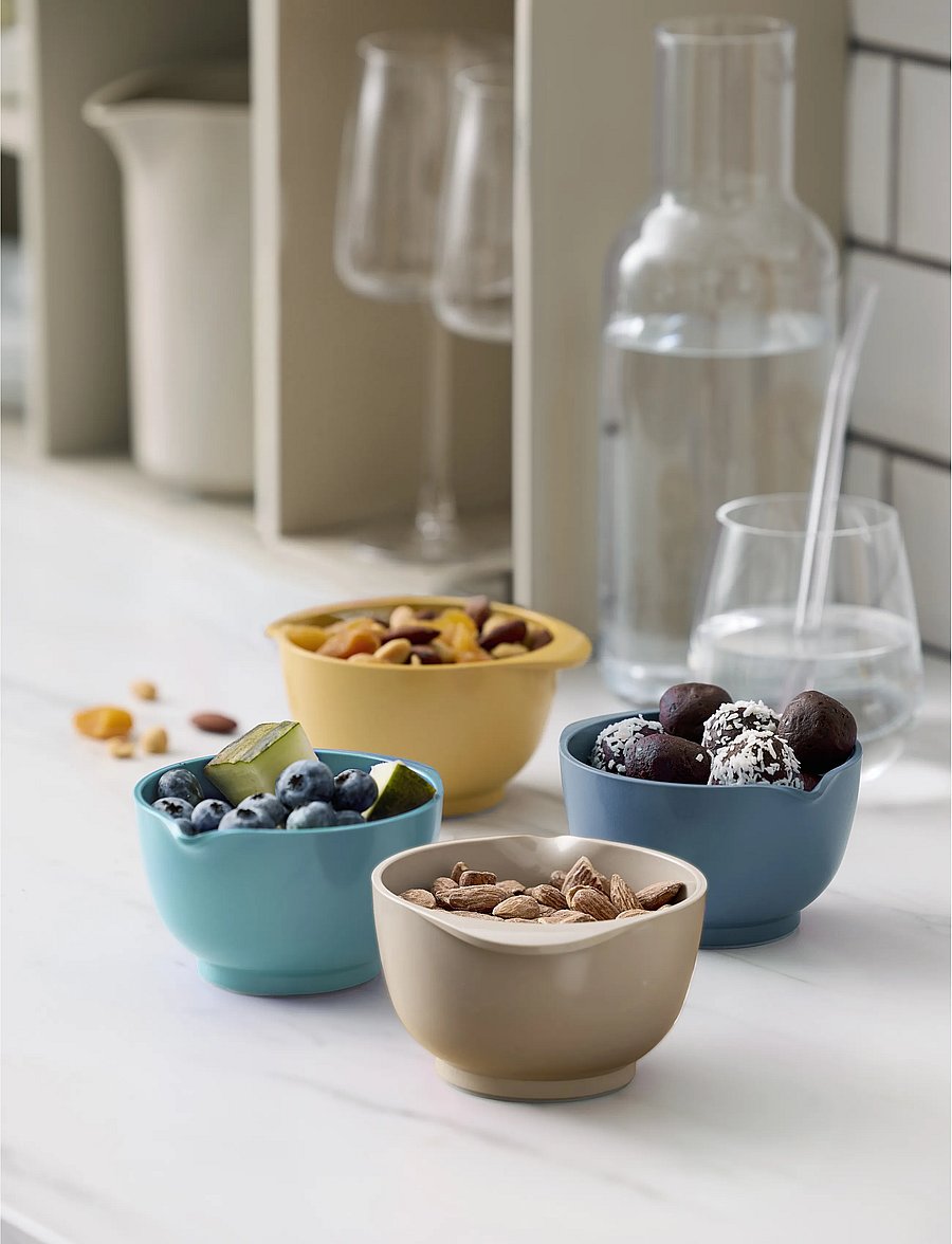 Rosti - Mixing bowl set with lid NEW Margrethe - segamiskausid - brun - 2