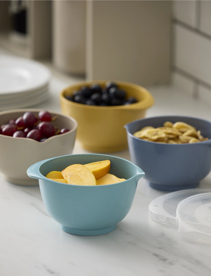 Rosti - Mixing bowl set with lid NEW Margrethe - segamiskausid - brun - 4