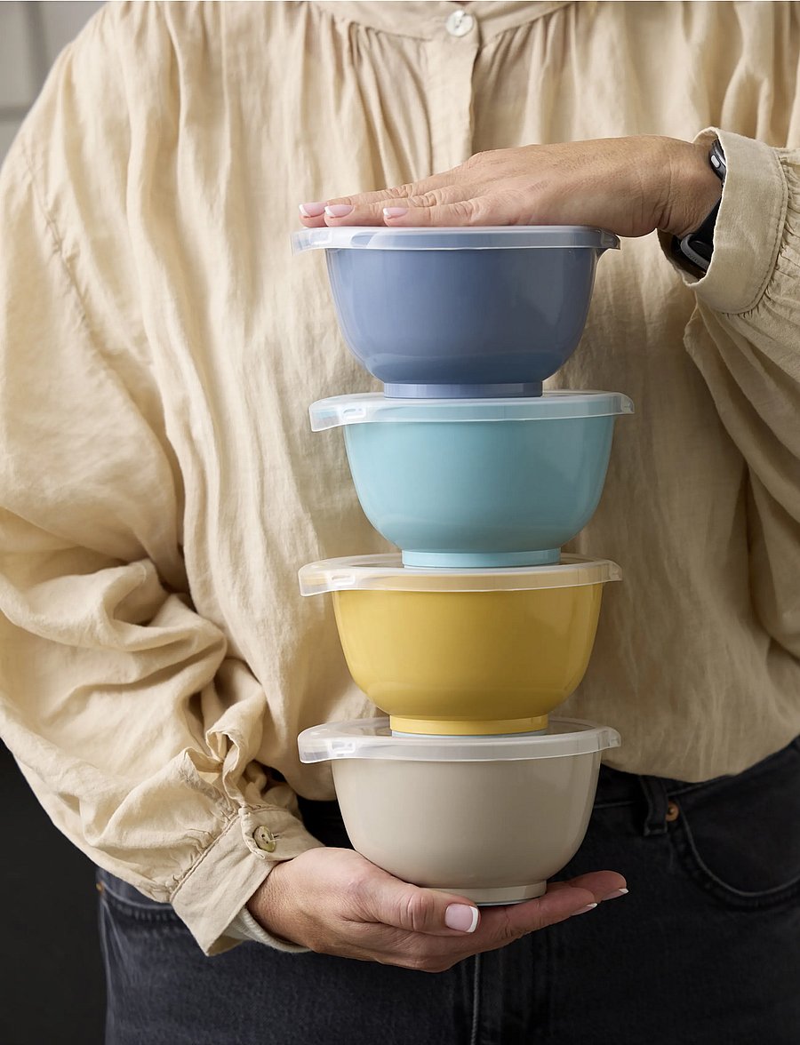 Rosti - Mixing bowl set with lid NEW Margrethe - segamiskausid - brun - 5