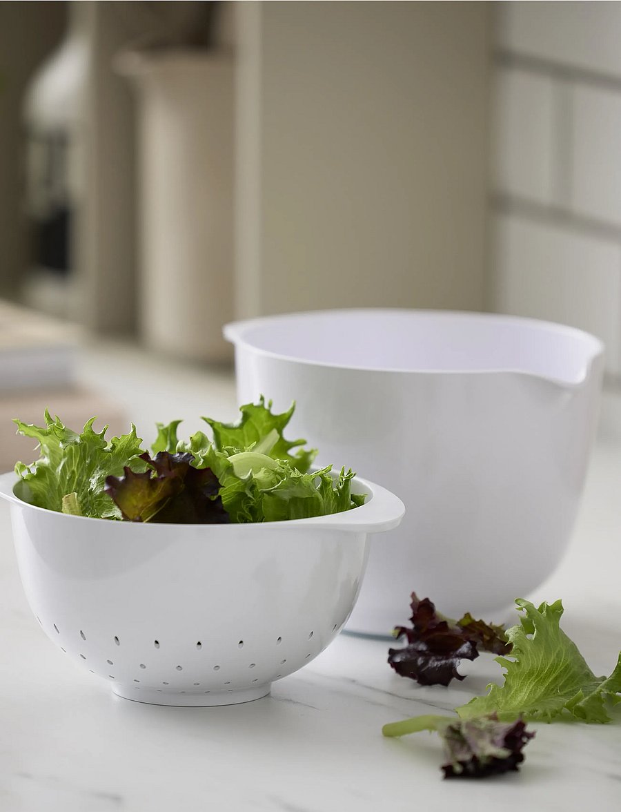 Rosti - Mixing bowl with colander NEW Margrethe - rührschüsseln - white - 4