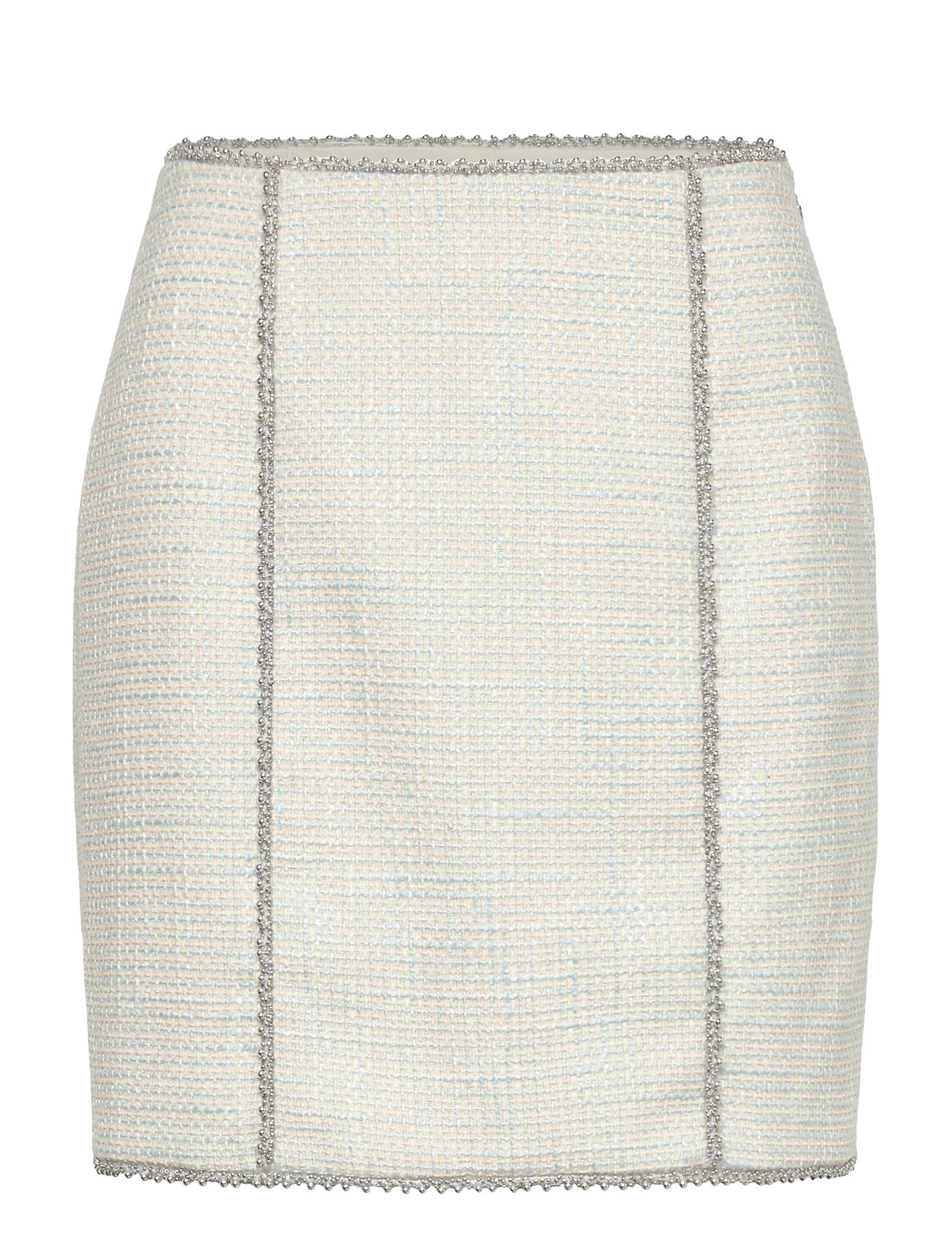ROTATE Boucle Mini Skirt - Cream - 36