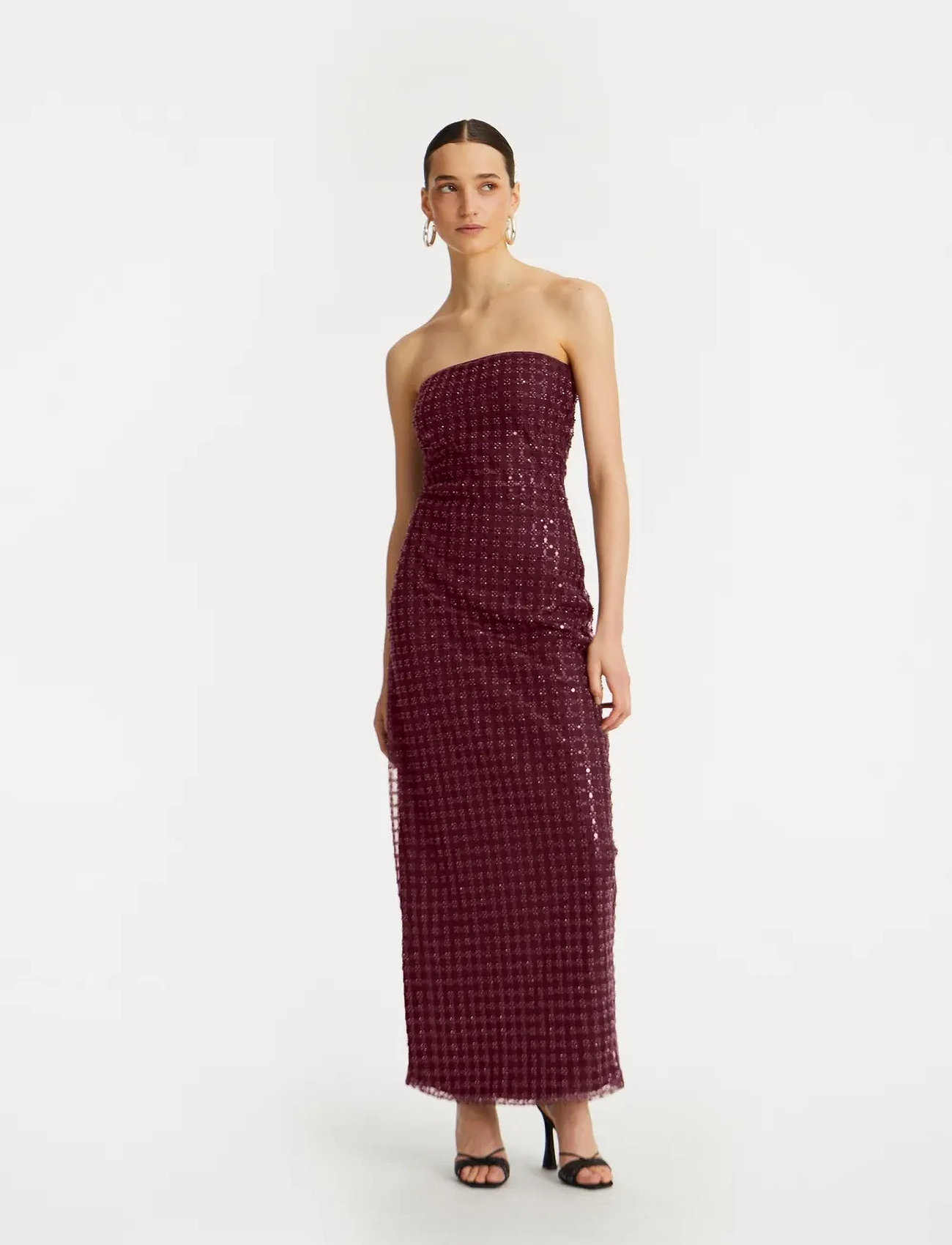 ROTATE Beaded Maxi Tube Dress - - 40 1
