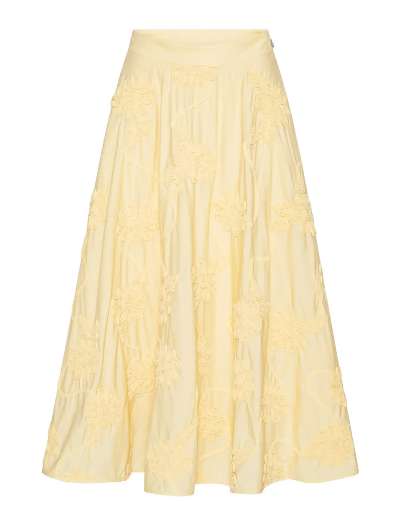 ROTATE Flower Maxi Skirt - Yellow - 34